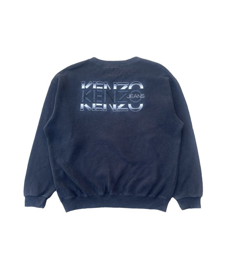 Kenzo × Vintage VINTAGE KENZO JEANS BACKHIT LOGO EMBROIDERY SWEATSHIRT Size US M / EU 48-50 / 2 - 1 Thumbnail