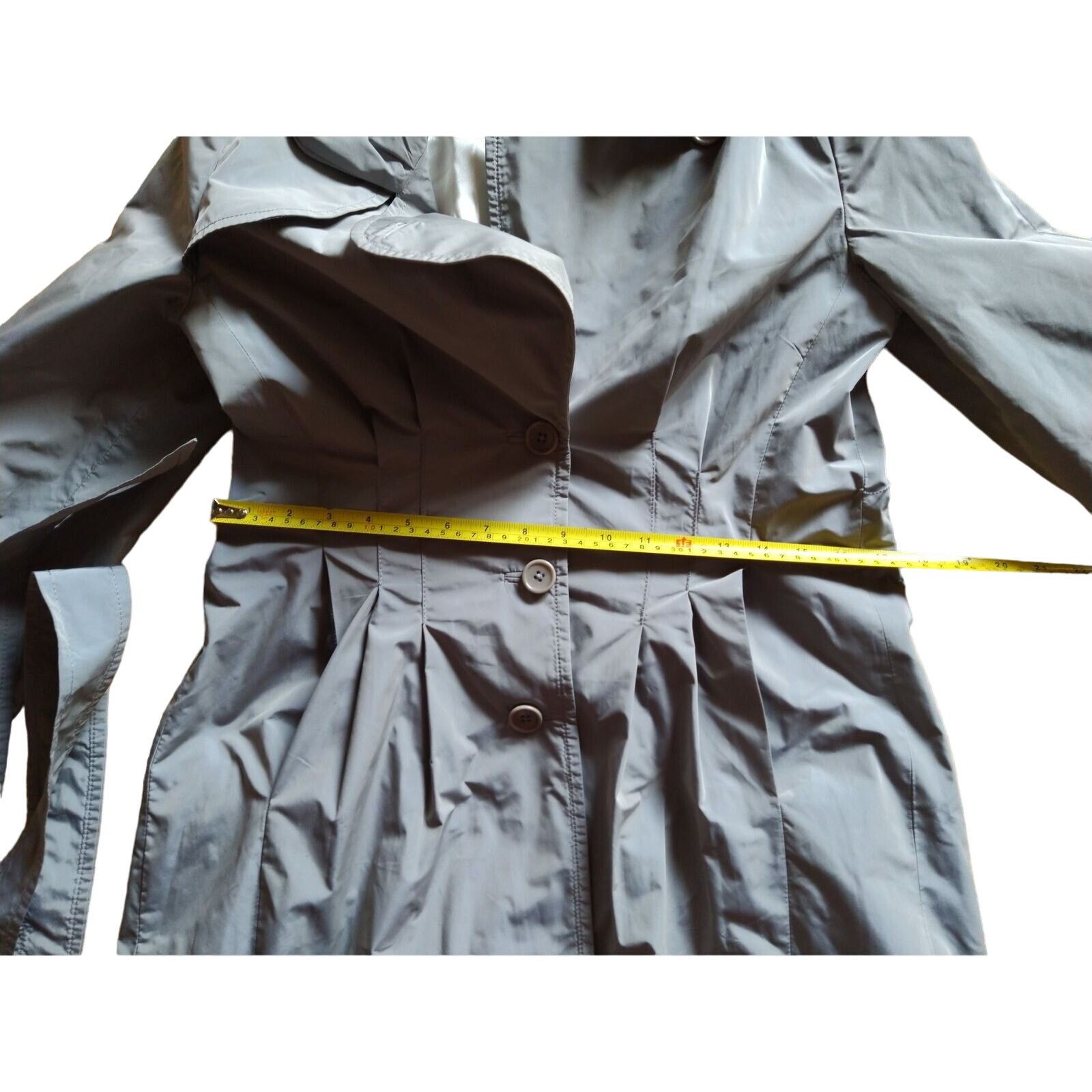 Banana Republic Banana Republic Gray Waterproof raincoat Belted Coat Women M Size M / US 6-8 / IT 42-44 - 8 Thumbnail