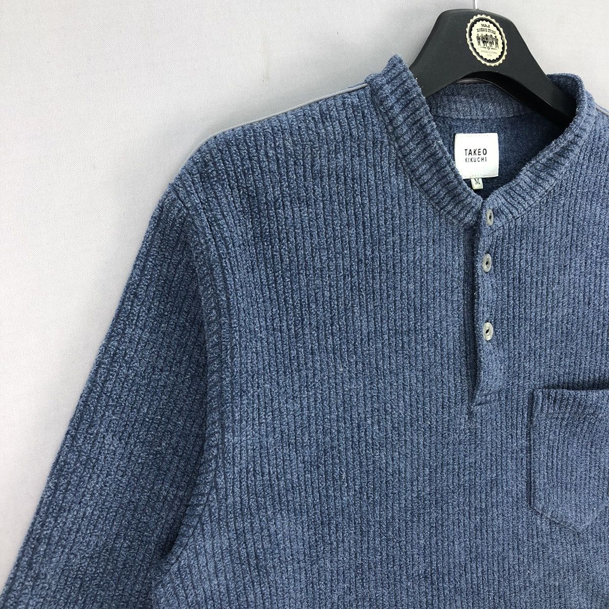 Takeo Kikuchi Vintage Takeo Kikuchi Longsleeve Tee Single Pocket Size US M / EU 48-50 / 2 - 2 Thumbnail