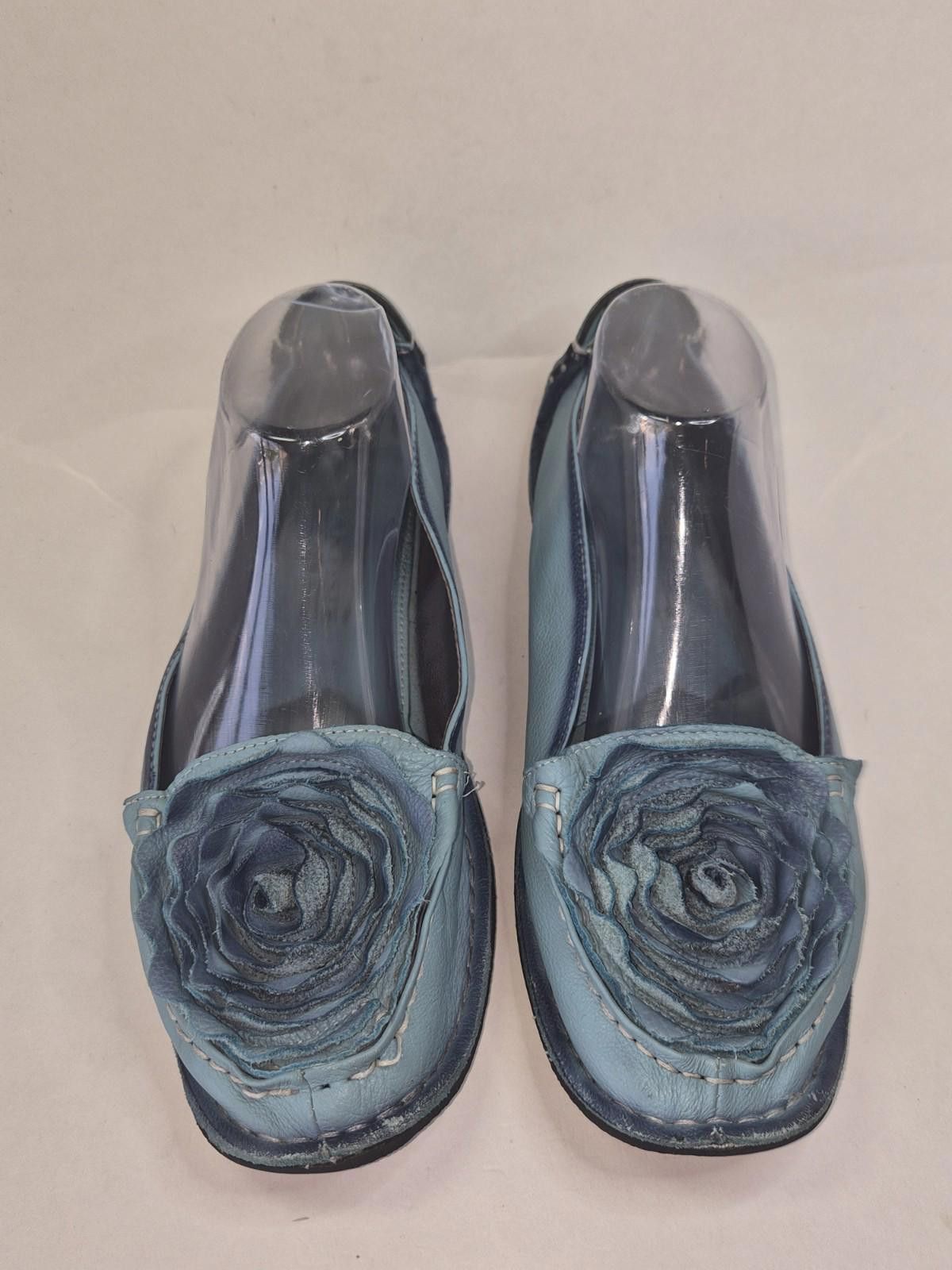 Other L'ARTISTE Dezi Blue Flats Floral Slip On 3D Flower Sz 9.5 Size US 9.5 / IT 39.5 - 5 Thumbnail