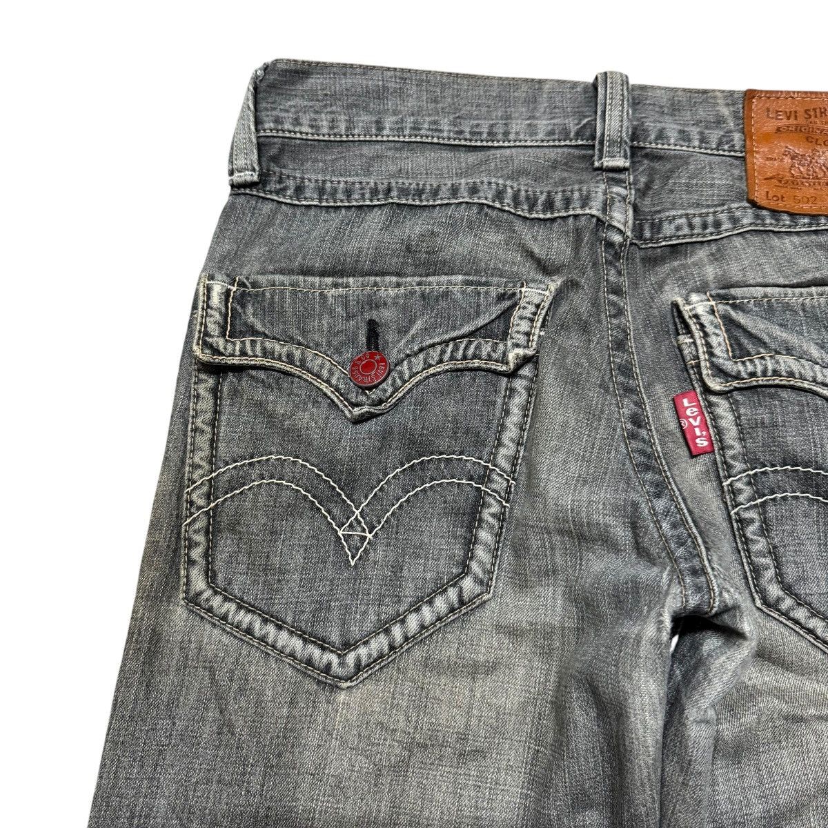 Levi's Vintage Levis 502 Big Pocket Distressed Jeans Size US 34 / EU 50 - 11 Thumbnail