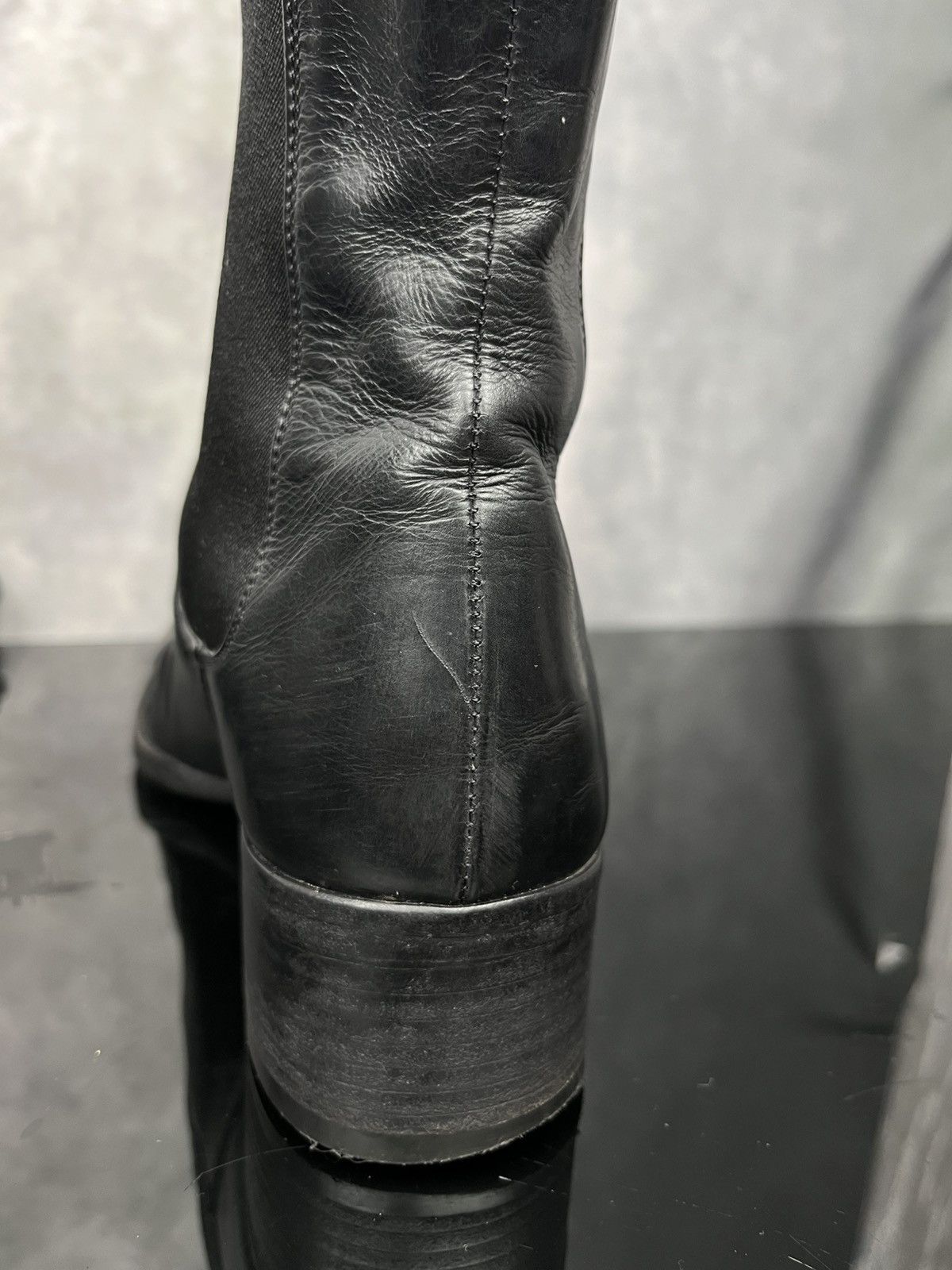 Jil Sander JIL SANDER Black Leather Chelsea Boots Made in Italy - EU 36 Size US 6 / IT 36 - 10 Thumbnail