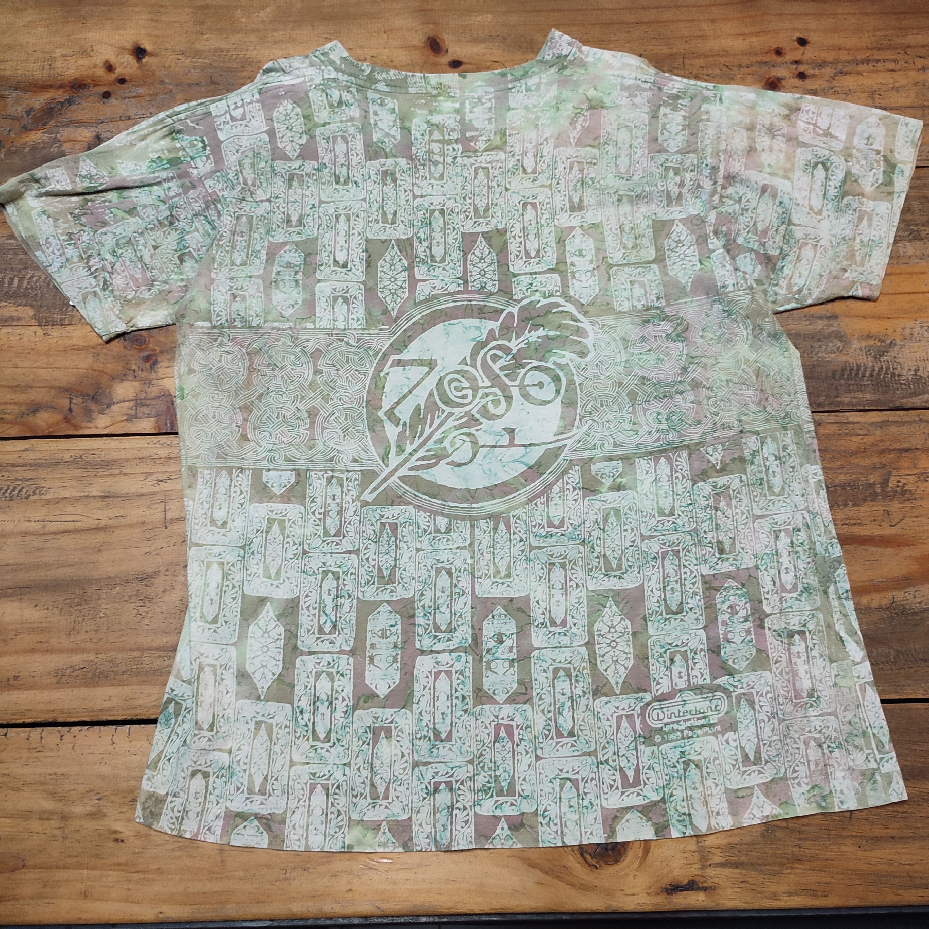 Band Tees × Led Zeppelin × Vintage Vintage 1995 Jimmy Page Robert Plant Zoso T-Shirt Size US L / EU 52-54 / 3 - 4 Thumbnail