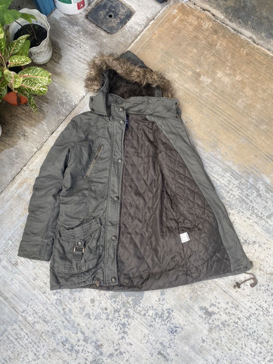Japanese Brand Double Focus Fur Hooded Parka Jacket Size M / US 6-8 / IT 42-44 - 3 Thumbnail