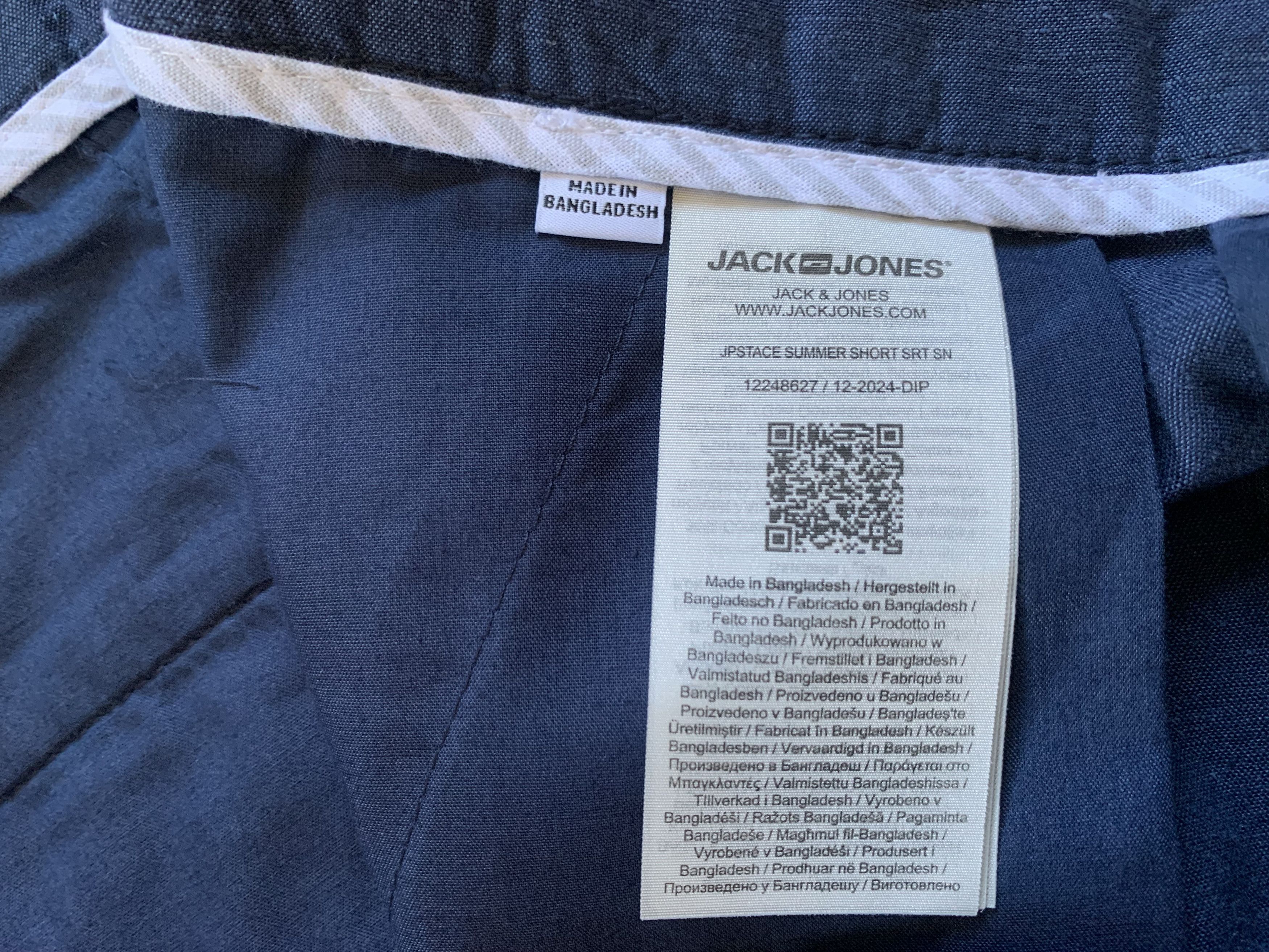 Jack & Jones Jack & Jones Mens Cotton Blue Summer Shorts Size US 32 / EU 48 - 9 Thumbnail