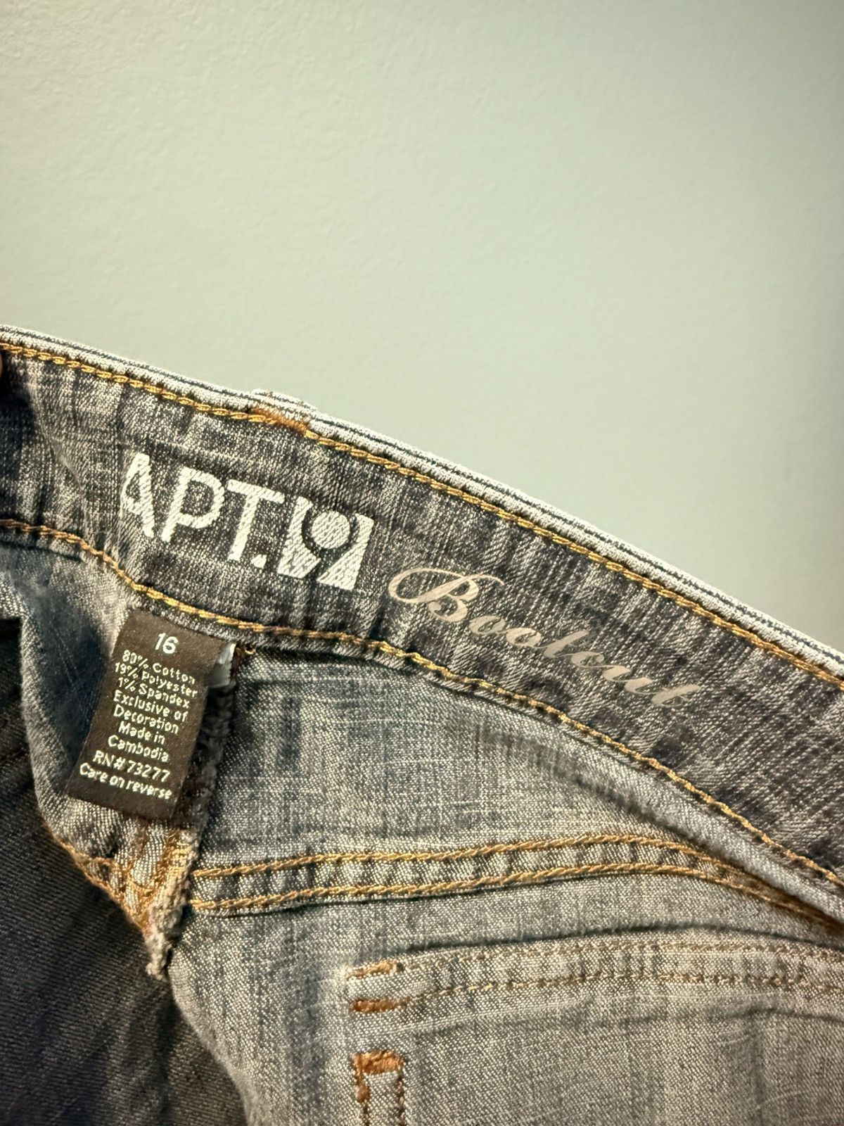 Apt. 9 ApT 9 Distressed size 16 jeans Size 38" / US 16 / IT 52 - 5 Thumbnail