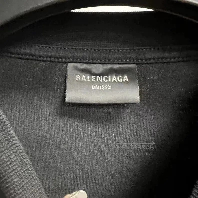 Balenciaga balenciaga's latest black logo print crewneck long. Size US L / EU 52-54 / 3 - 2 Thumbnail