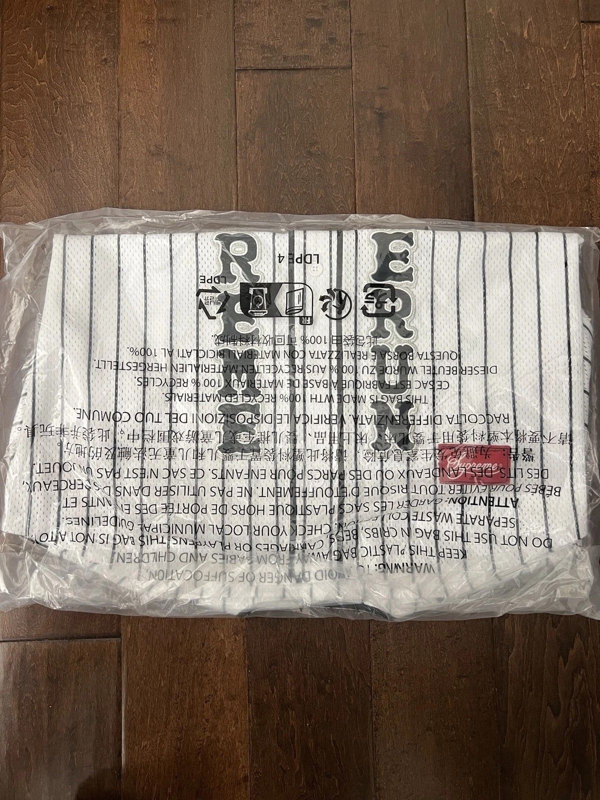 Supreme Supreme SS25 Homerun Baseball Jeresy Stripe Size Large New Size US L / EU 52-54 / 3 - 3 Thumbnail