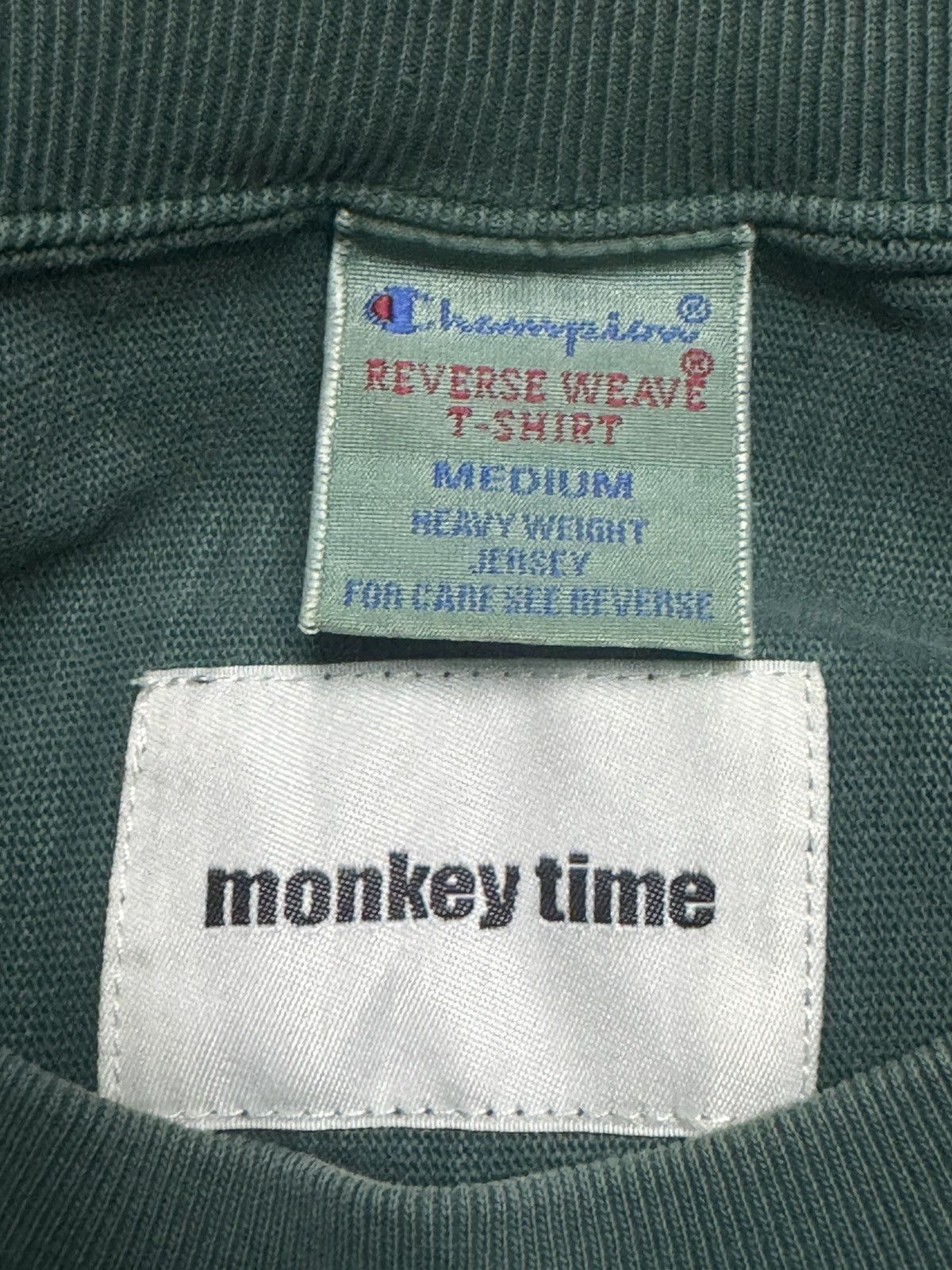 Champion × Vintage × monkey time 💥 VINTAGE CHAMPIONS REVERSE WEAVE X MONKEY TIME OVER SIZE Size US M / EU 48-50 / 2 - 10 Thumbnail
