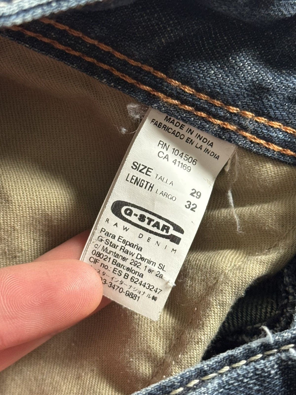Other G star raw 29/32 Reese classic denim pants Jeans trousers Size US 29 - 11 Thumbnail