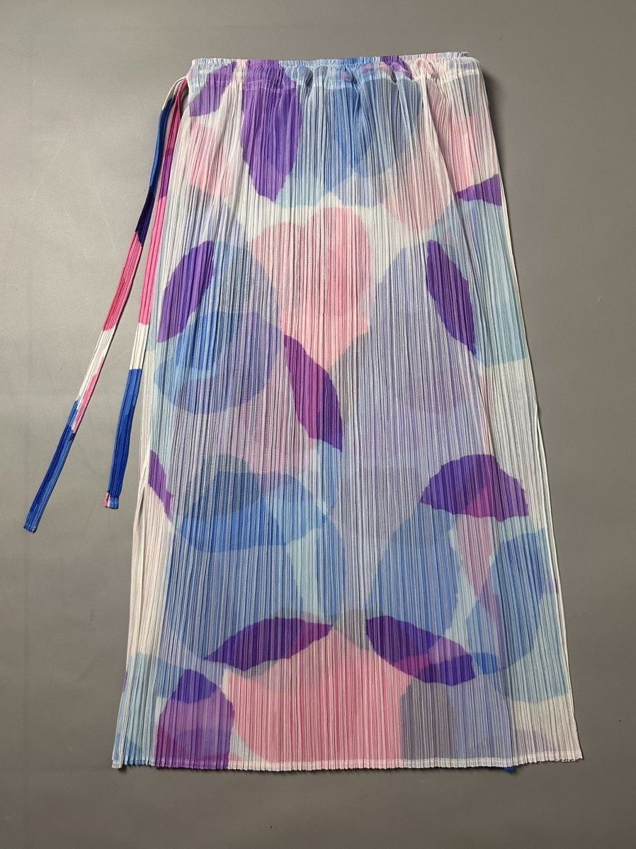 Pleats Please Issey Miyake Issey Miyake Pleats please — Colorful midi skirt Size 24" / US 00 / IT 34 - 5 Thumbnail
