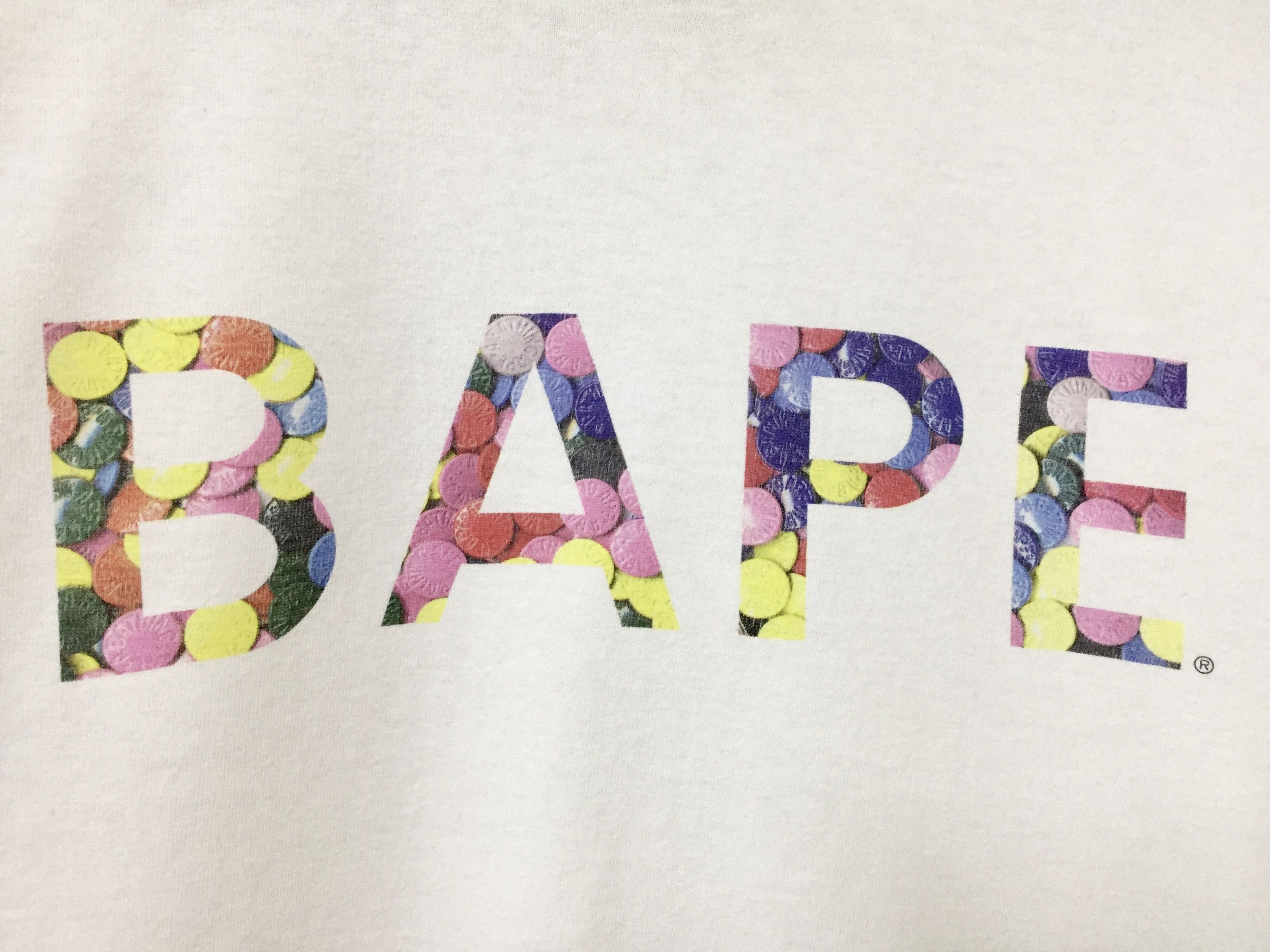 Bape A BATHING APE BAPE VINTAGE CANDY FONT LONGSLEEVE TSHIRT Size US S / EU 44-46 / 1 - 7 Thumbnail
