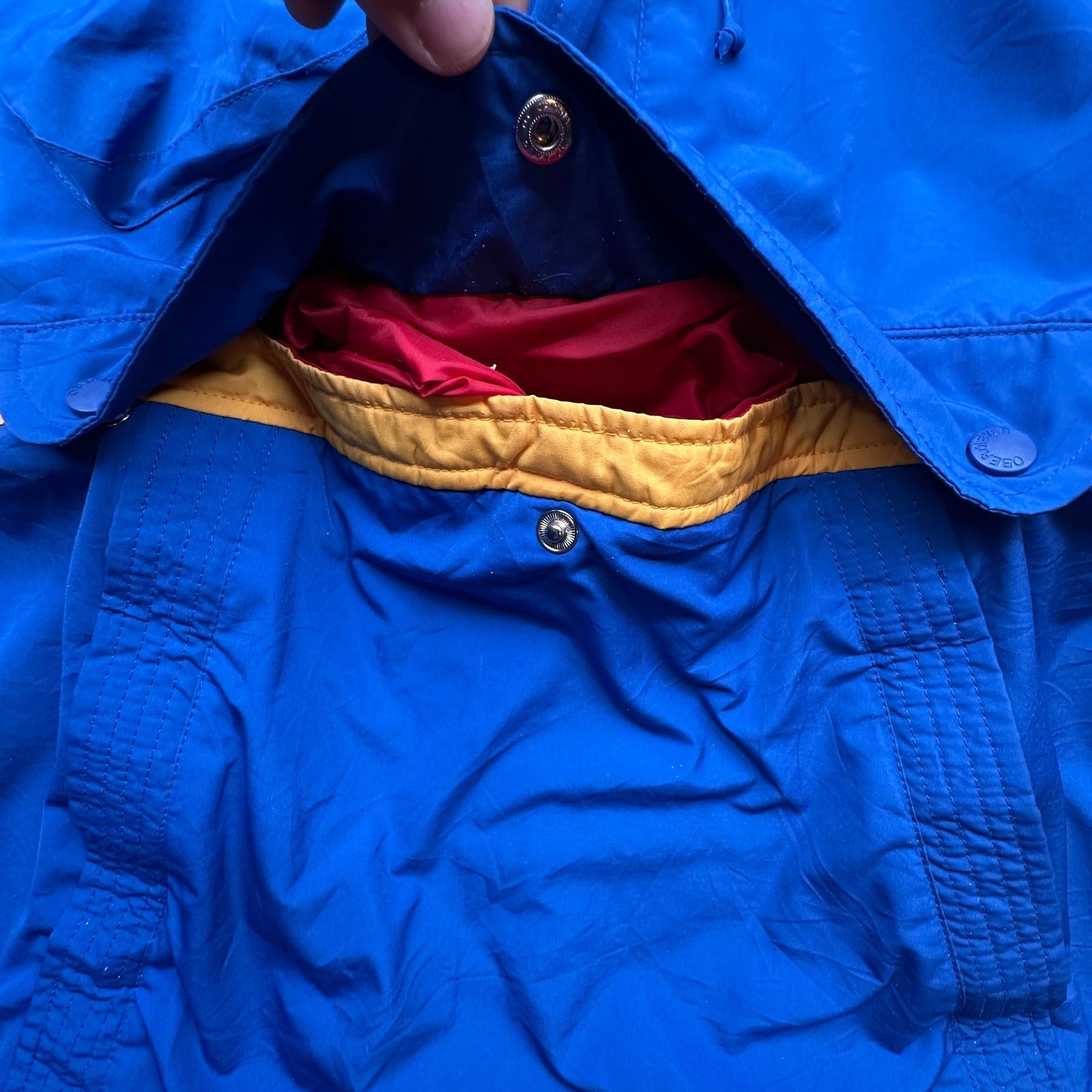 Obermeyer VTG Obermeyer 1/2 Zip Anorak Windbreaker Jacket Men XL Blue Size US XL / EU 56 / 4 - 14 Thumbnail