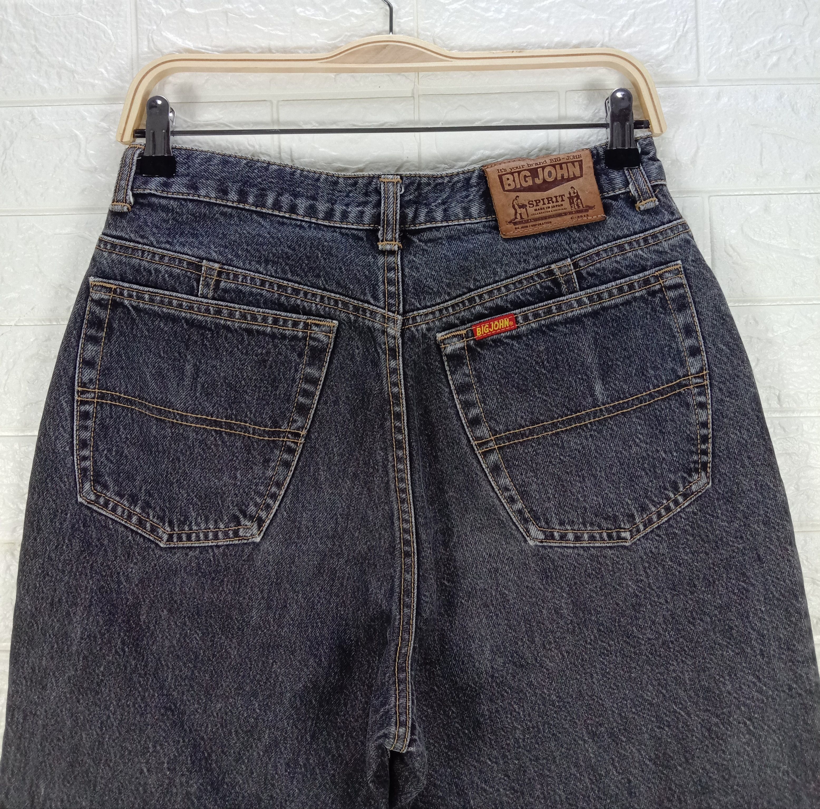 Big John Vintage Big John Faded Black Mom Jeans Size 28" / US 6 / IT 42 - 6 Thumbnail