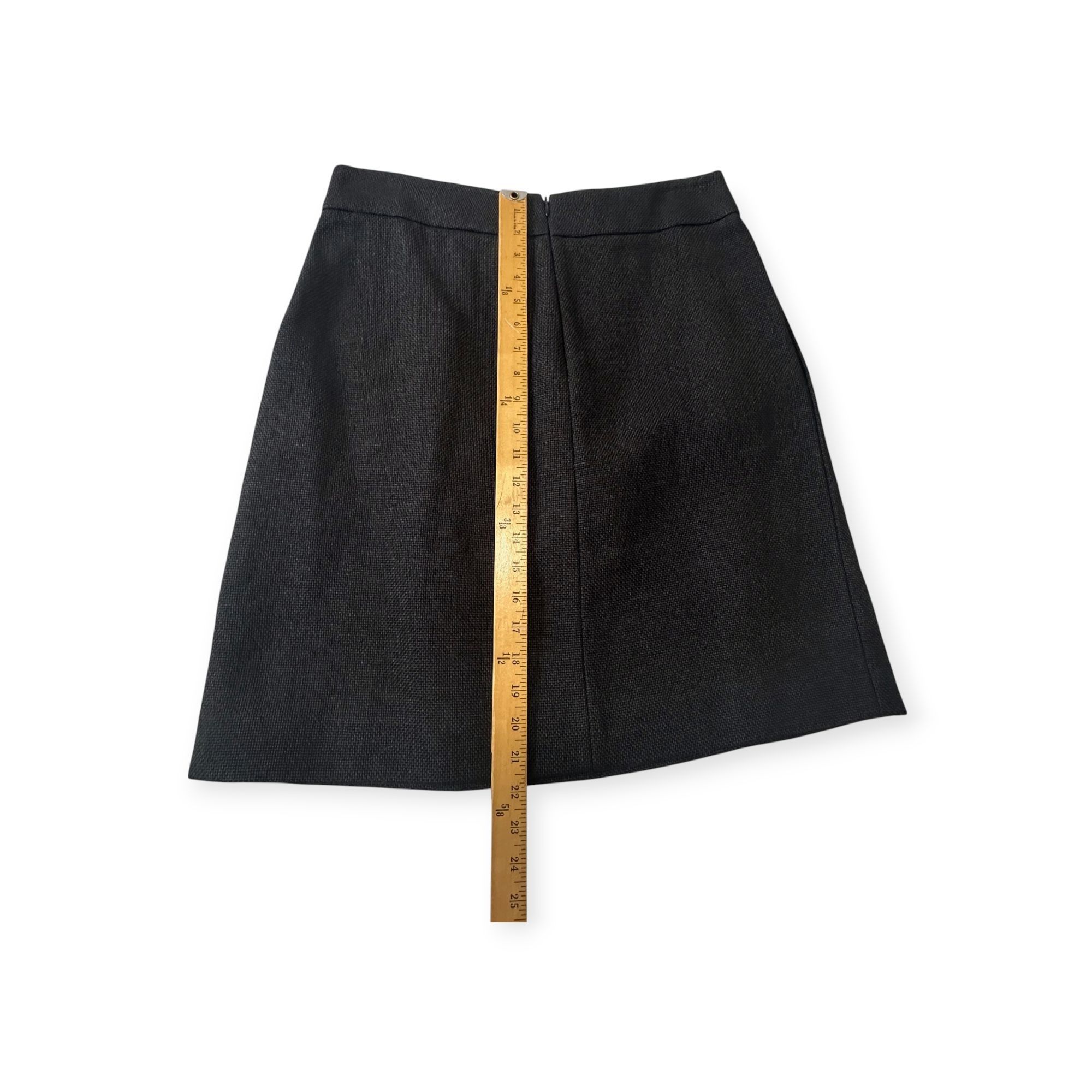 Marni Vintage Marni Textured Mini Skirt – Black/Navy, Made in Ital Size 30" / US 8 / IT 44 - 12 Thumbnail