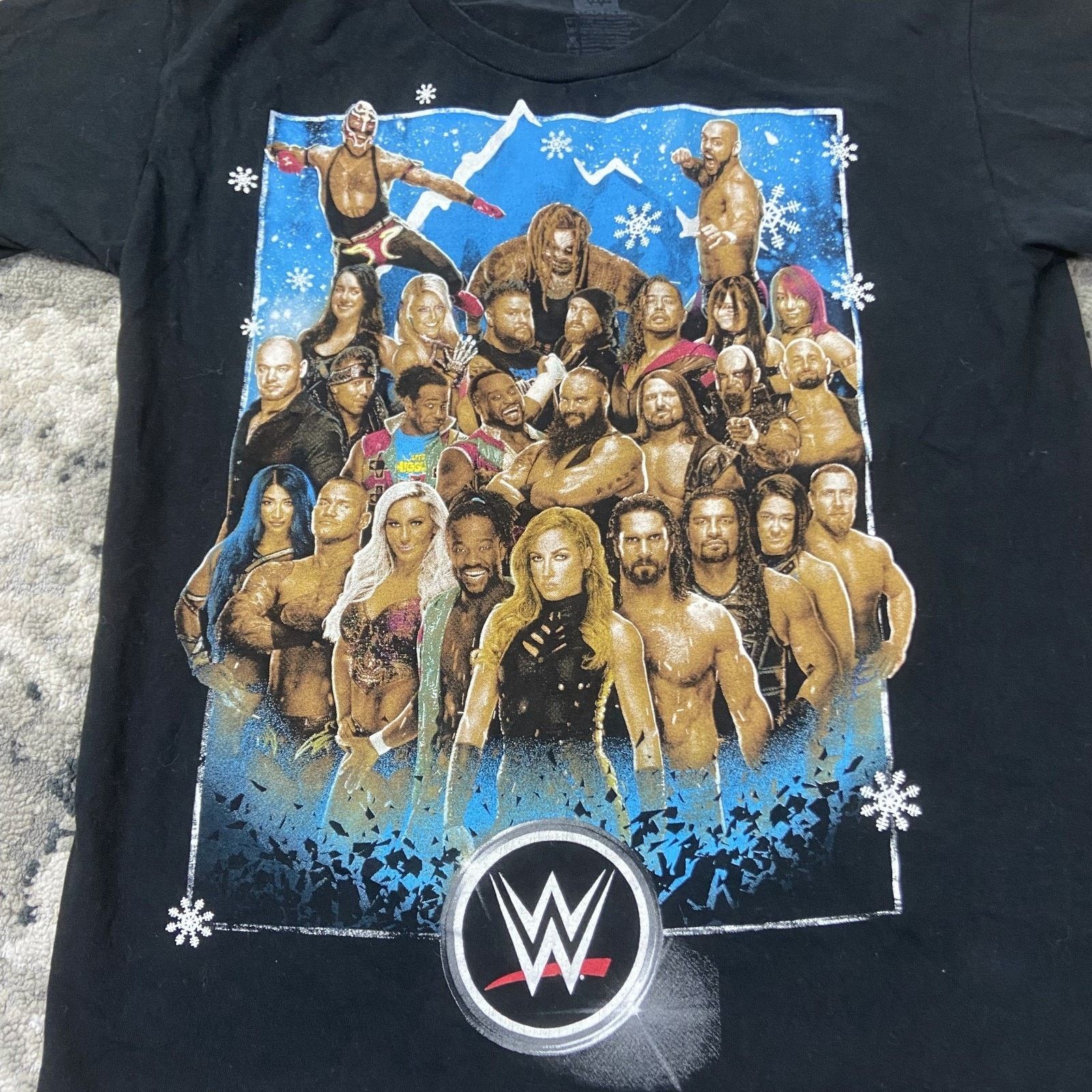 & Other Stories Authentic WWE Live Road Wrestlemania T Shirt Youth Medium Size US M / EU 48-50 / 2 - 3 Thumbnail