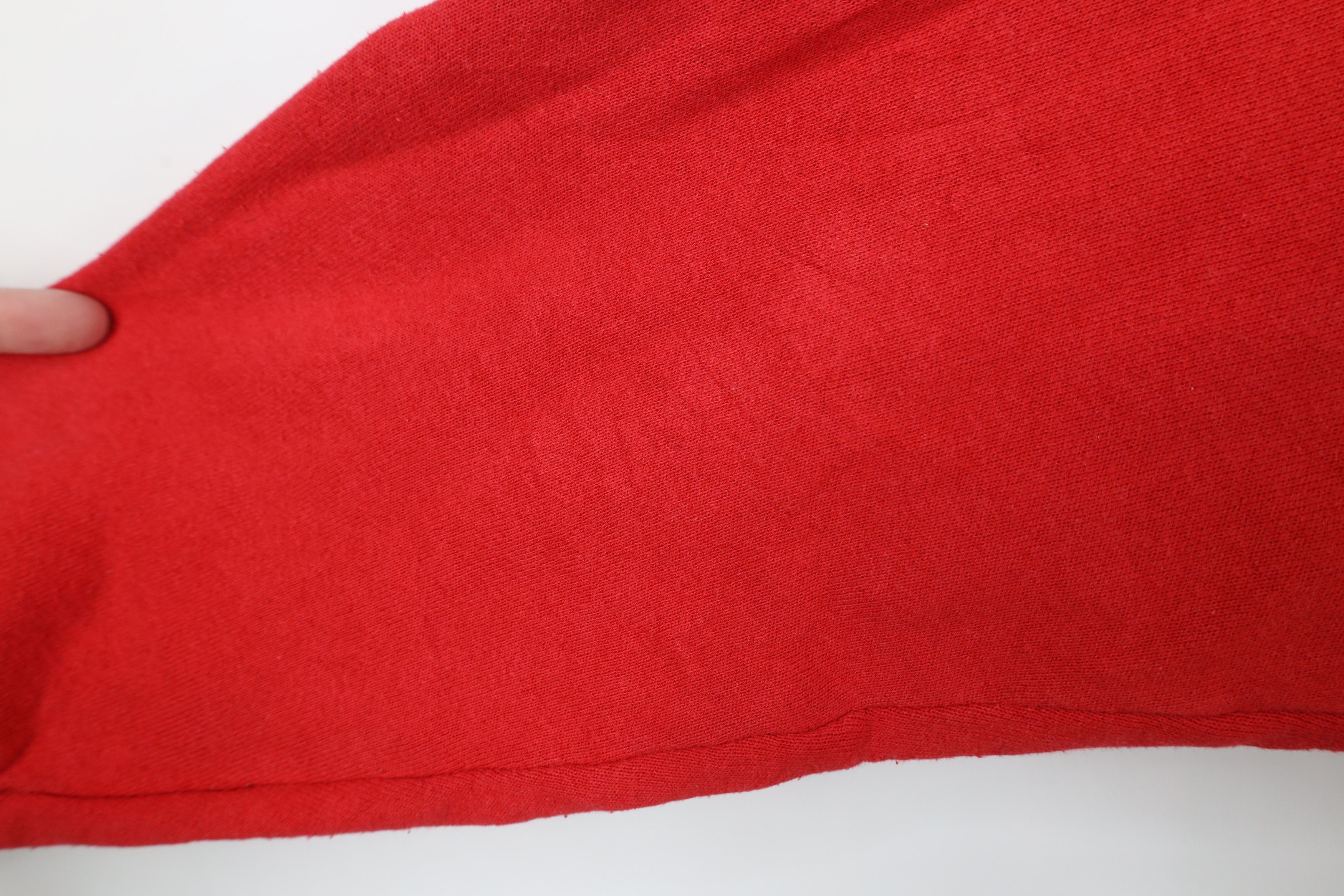 Vintage Vintage 90s Dear Santa I Want It All Sweatshirt Red USA Size L / US 10 / IT 46 - 8 Thumbnail