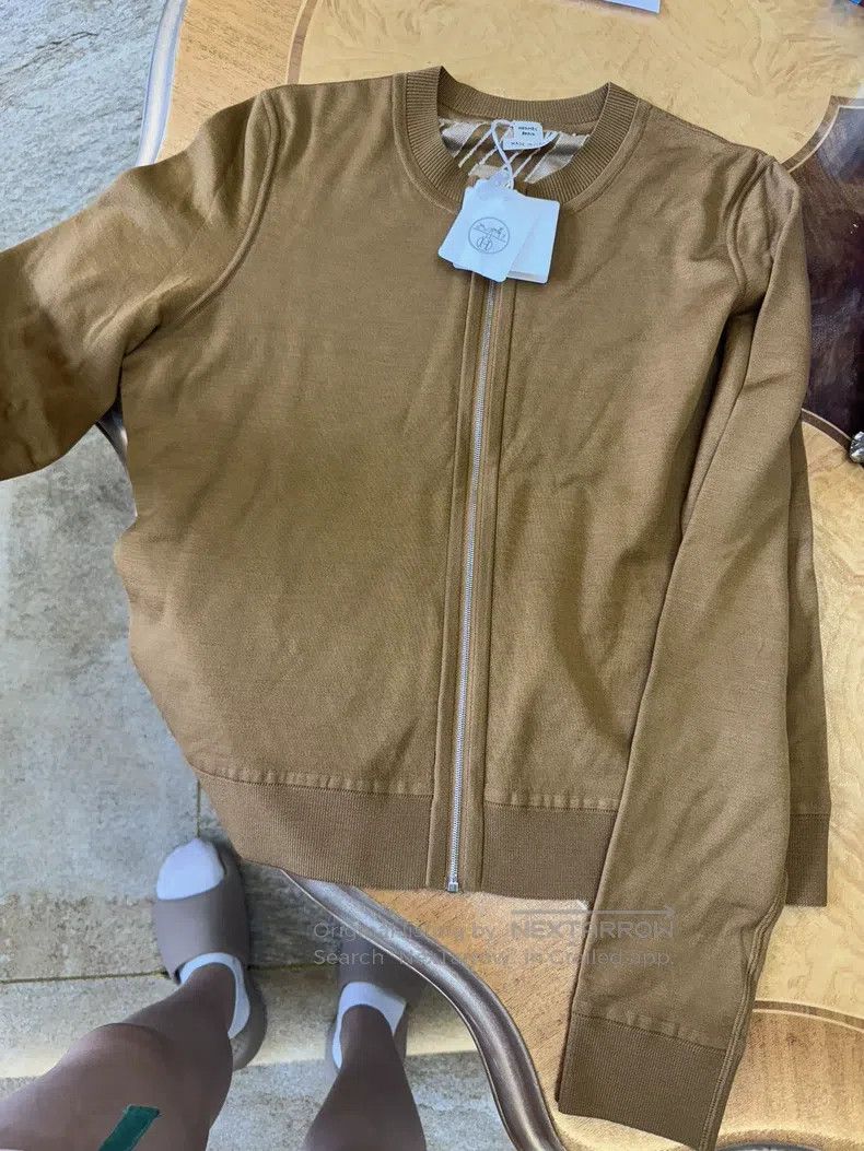 Other Hermes Caramel Color Double-Sided Cardigan Size XS / US 0-2 / IT 36-38 - 1 Thumbnail