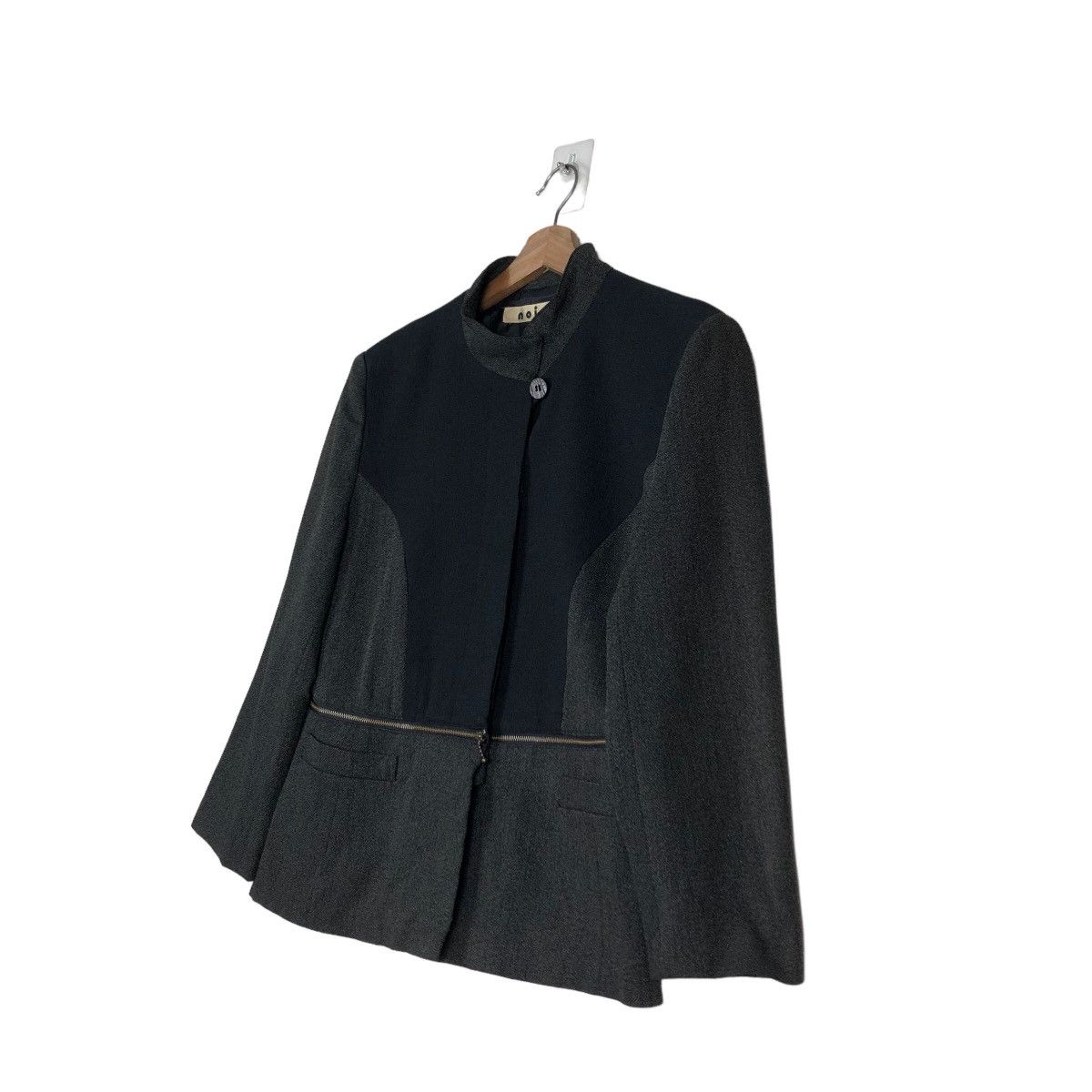 Japanese Brand 🔥Vintage Cropped Jacket Noir Japan Issey Miyake Size US M / EU 48-50 / 2 - 2 Thumbnail