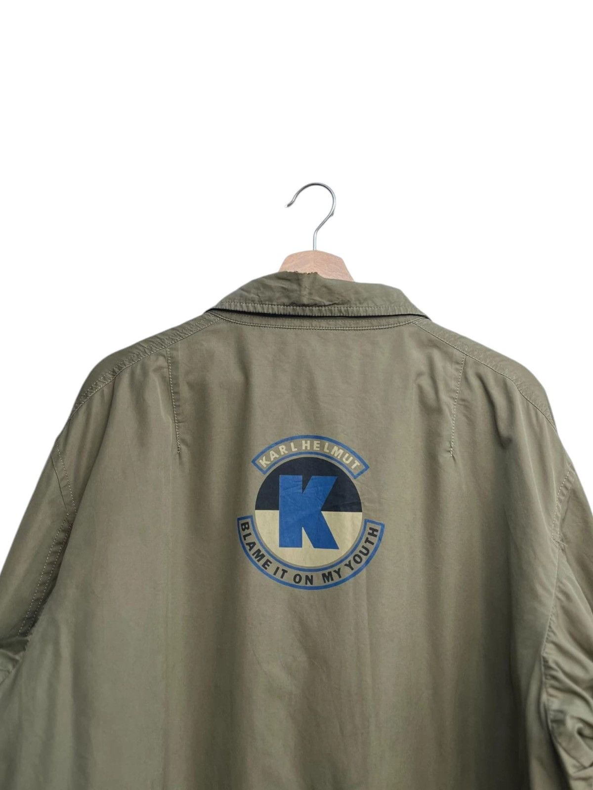 Japanese Brand × Karl Helmut × Vintage Vintage Karl Helmut Flight Jacket Size US L / EU 52-54 / 3 - 8 Thumbnail