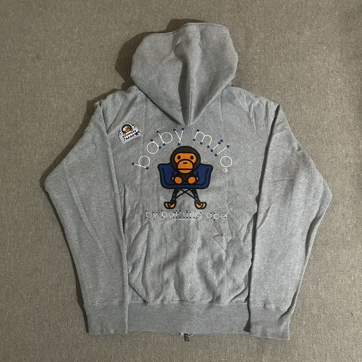 Bape Baby Milo Full Zip Hoodie Size US M / EU 48-50 / 2 - 6 Thumbnail