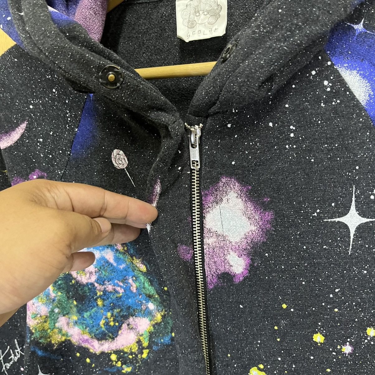 Japanese Brand ScoLar Labir Universe Print Zipper Hoodie Size US M / EU 48-50 / 2 - 9 Thumbnail