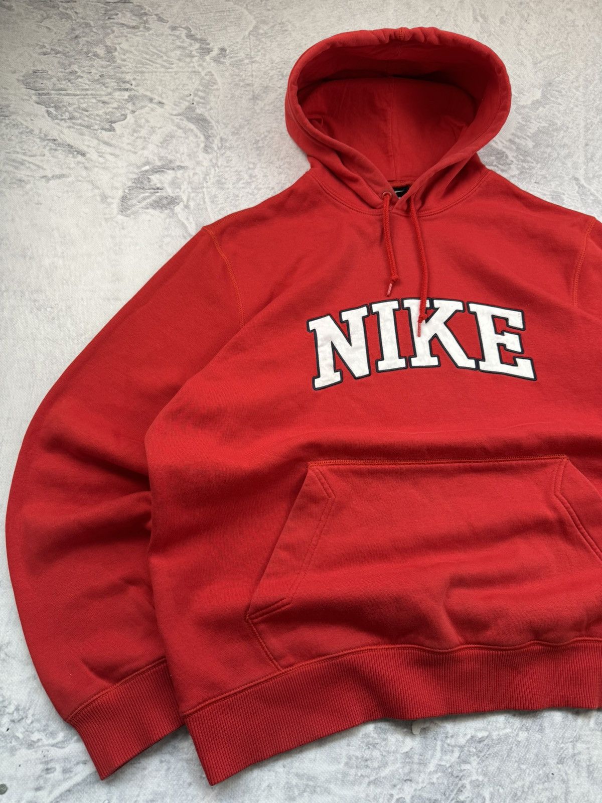 Nike × Vintage NIKE VINTAGE CENTER LOGO OVERSIZE BOXY HOODIE Size US XL / EU 56 / 4 - 2 Thumbnail