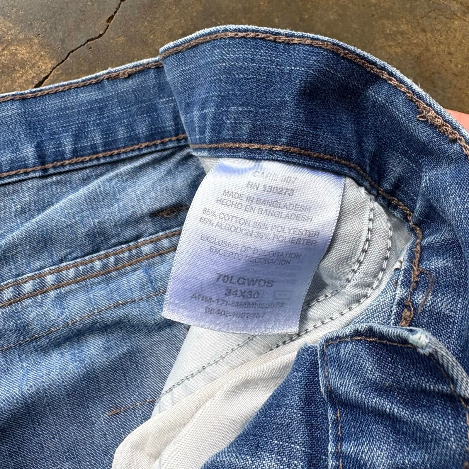 Wrangler Vintage Baggy Y2K Wrangler Work Jeans Size US 34 / EU 50 - 5 Thumbnail