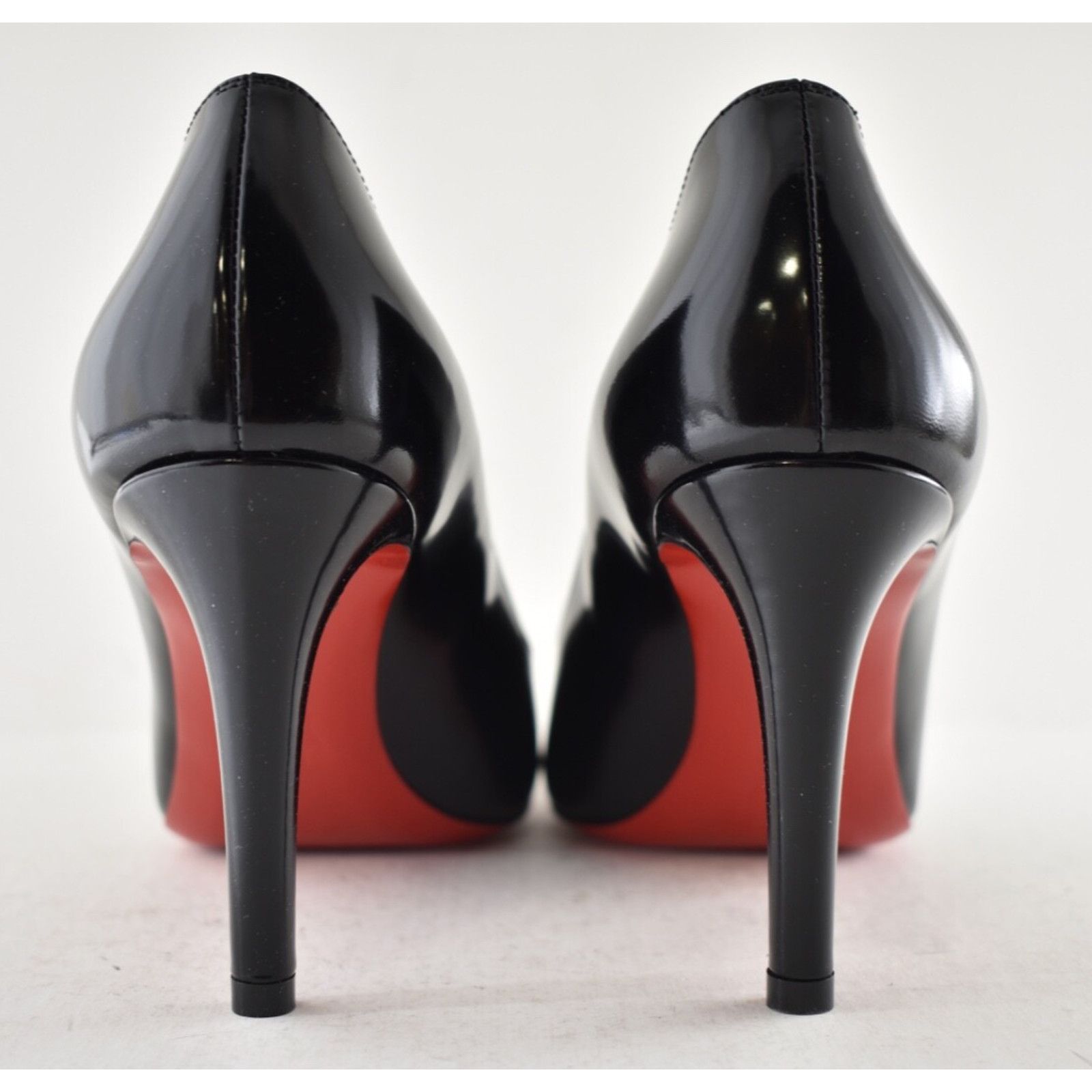 Christian Louboutin Christian Louboutin Pumppie 85 Black Leather Heel Pump 37 Size US 7 / IT 37 - 16 Thumbnail