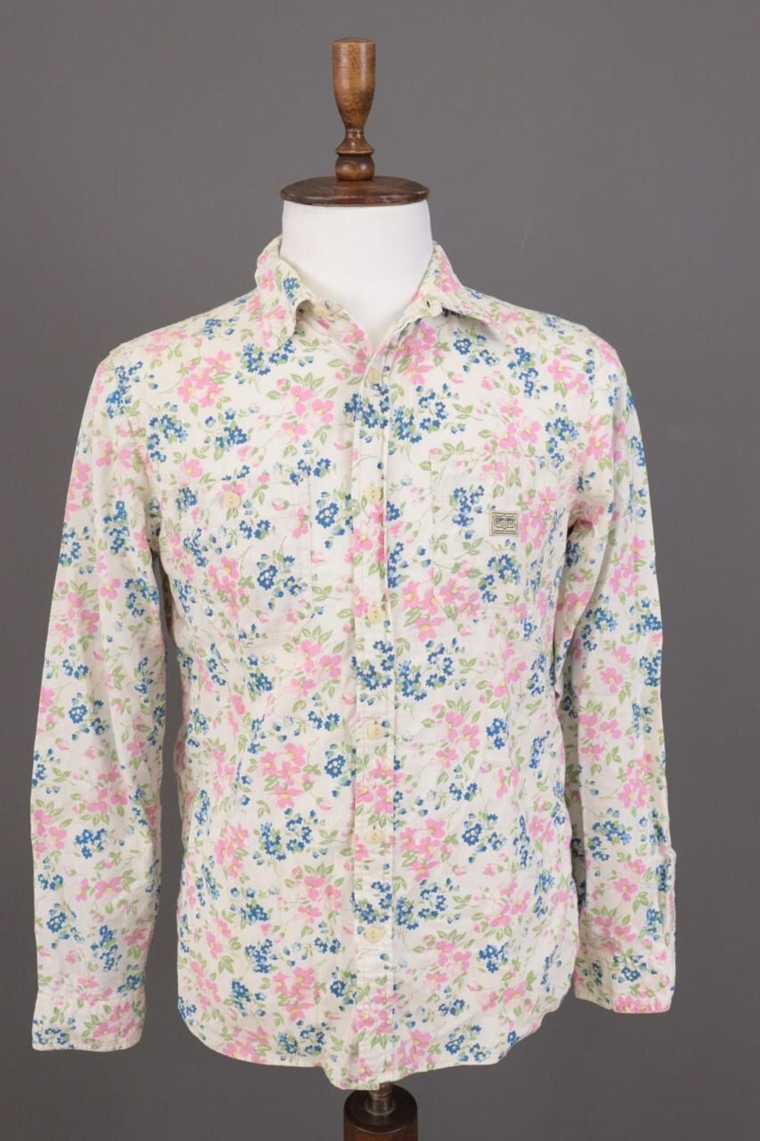 Denim & Supply Ralph Lauren Denim & Supply Ralph Lauren White Florlal Shirt Size M Size US M / EU 48-50 / 2 - 1 Thumbnail