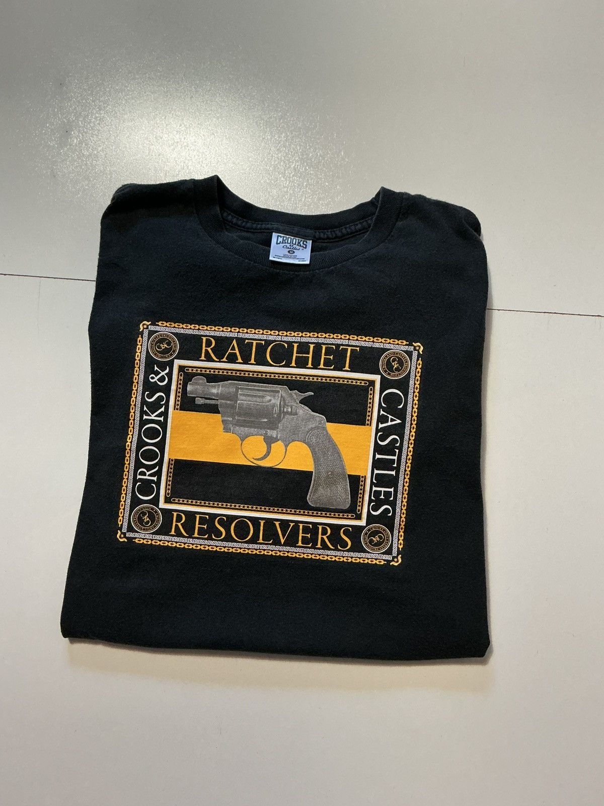Crooks & Castles Crooks & Castles Ratchet Resolvers Gun Box Logo T-Shirt Size US M / EU 48-50 / 2 - 1 Thumbnail