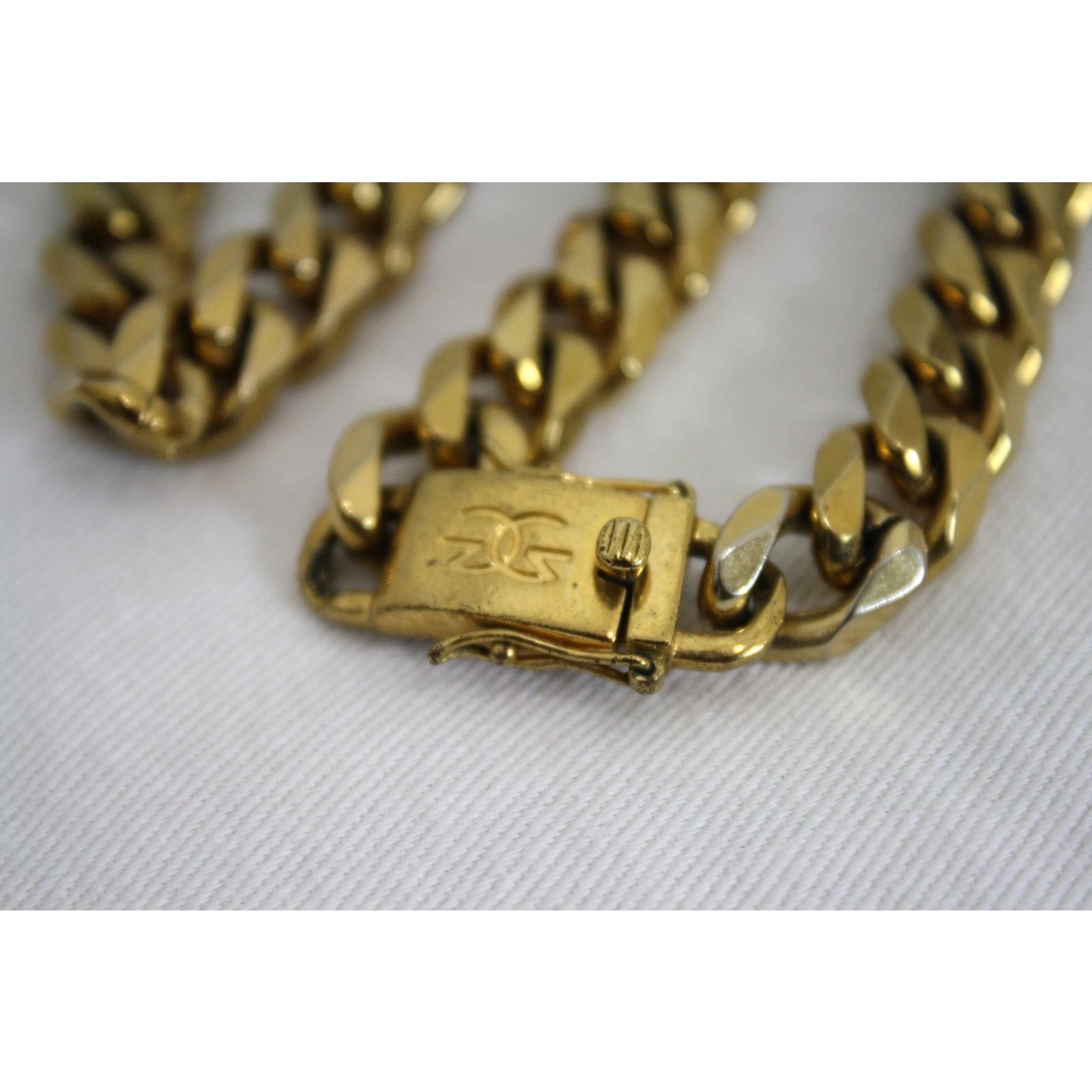 The Gold Gods Gold Gods 18K GP Miami Cuban Link Chain Necklace 29" Plated Size 30 - 4 Thumbnail