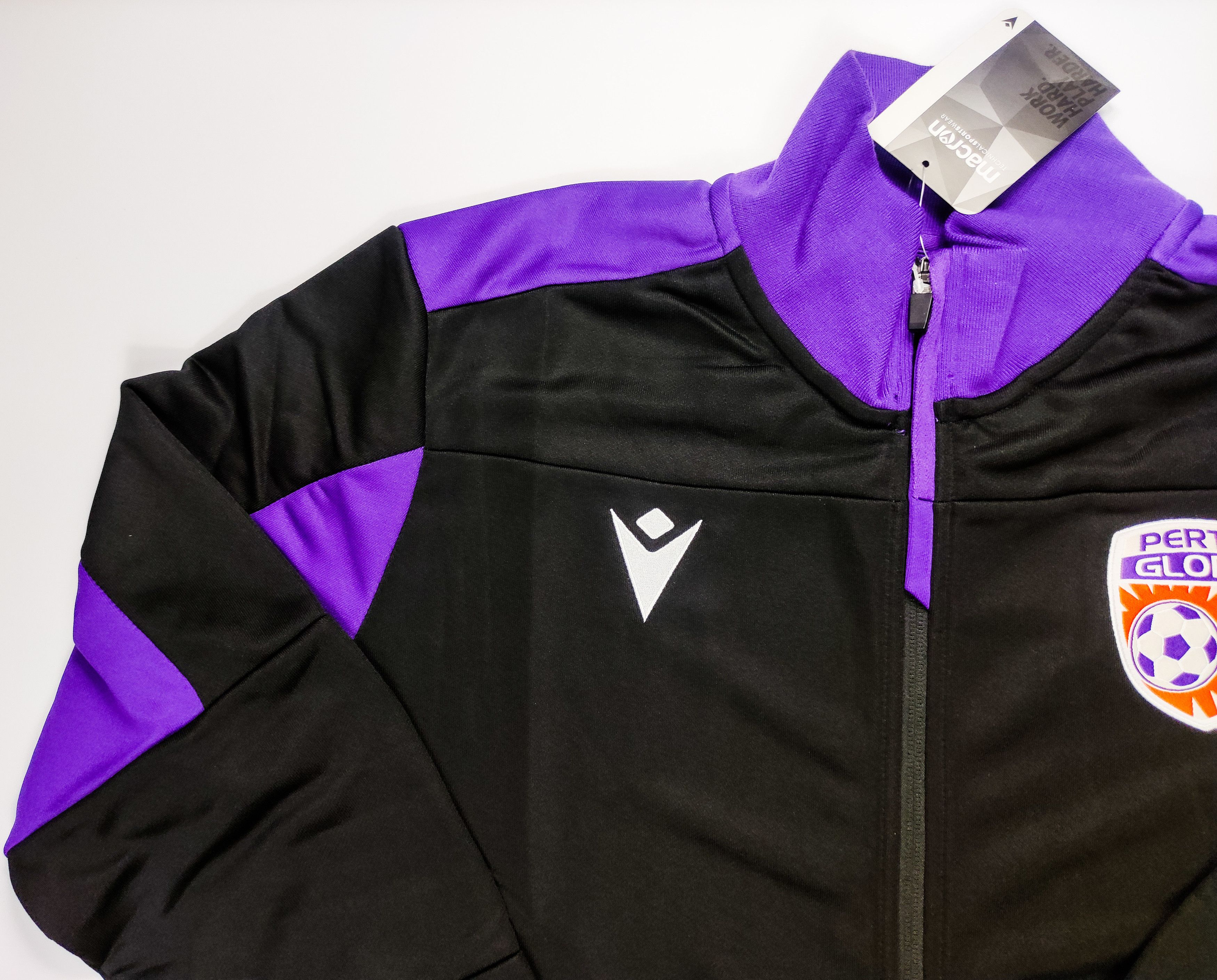 Macron Perth Glory Macron Anthem Travel Jacket Track Tracksuit Size US XL / EU 56 / 4 - 10 Thumbnail