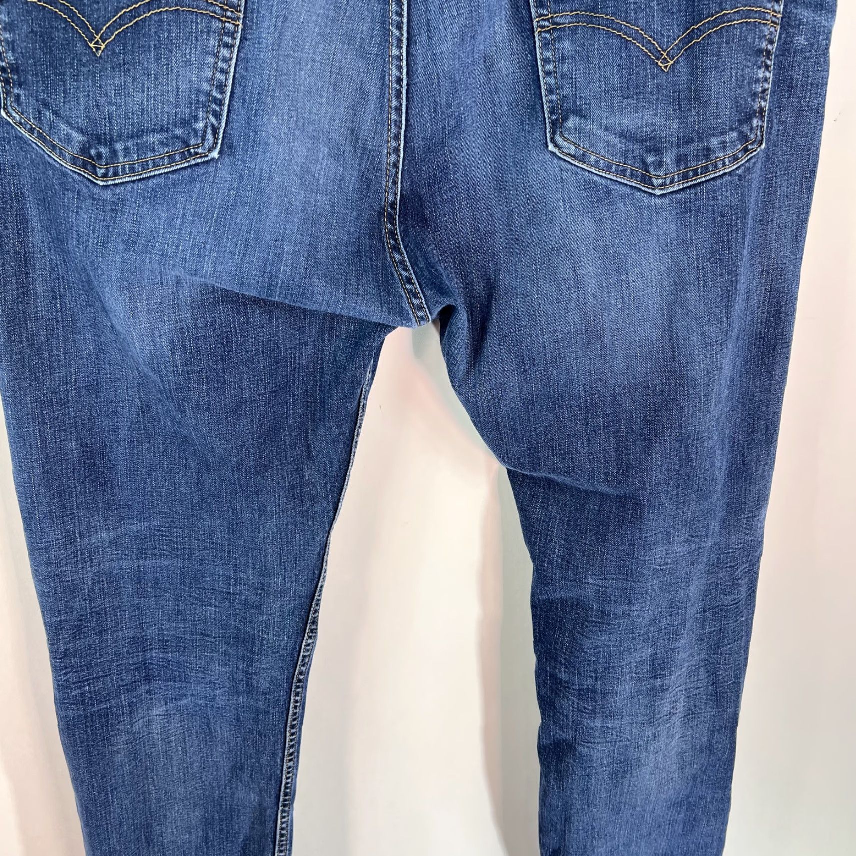 Levi's Levi's Jeans Mens Mid Rise Classic Straight Leg 505 Stretch Blue Denim 40X32 Regular Belt Loops 5-Pocket Design Mens Size US 40 / EU 56 - 6 Thumbnail