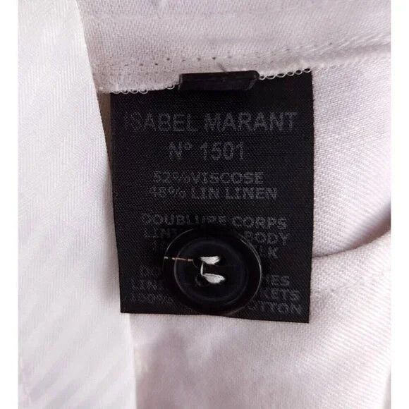 Isabel Marant Isabel Marant Silk Lined Linen Blend Pants Size 40 US 10 Size 32" / US 10 / IT 46 - 11 Thumbnail