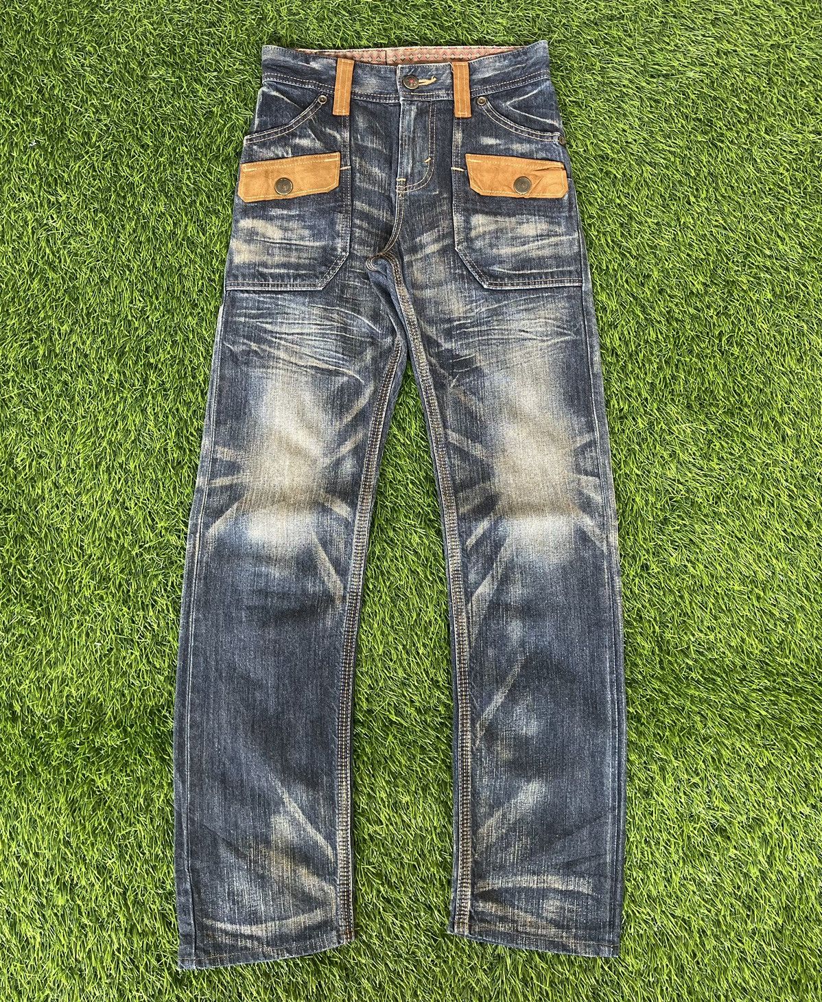 Edwin Exclusive Vintage 90s 🔥EDWIN🔥Bush Pants Blue Denim Size US 28 / EU 44 - 2 Thumbnail