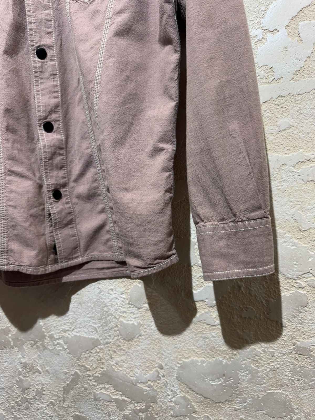 Diesel × Vintage Men's Diesel Long Sleeve Shirt Pink Plaid pattern Vintage Size US M / EU 48-50 / 2 - 5 Thumbnail