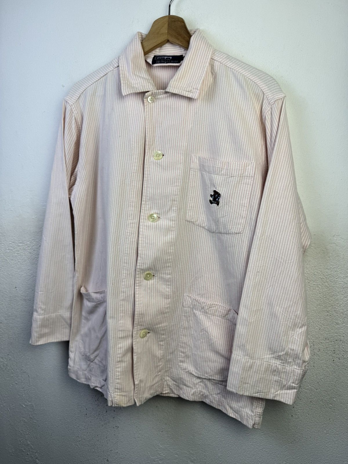 Polo Ralph Lauren Polo shirt jacket teddy bear oxford stripe pajamas Size S / US 4 / IT 40 - 2 Thumbnail