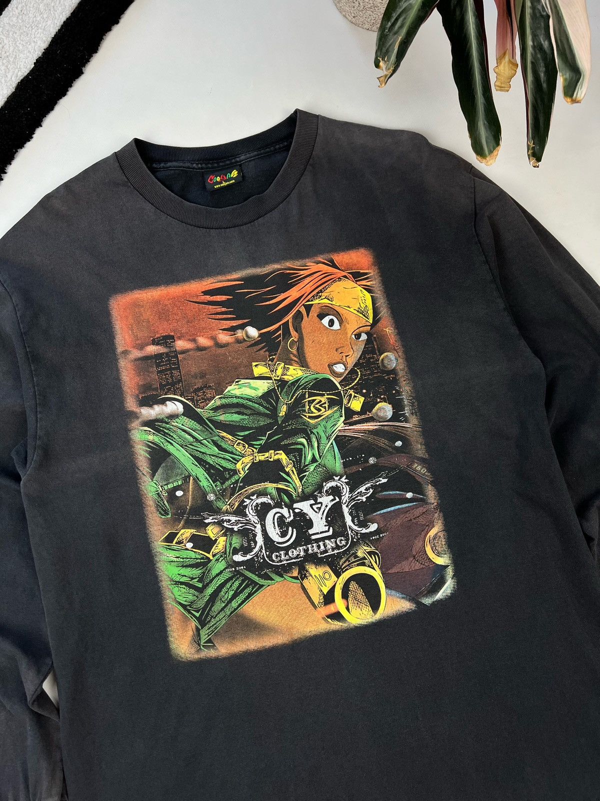 Japanese Brand × Vintage Crazy vintage y2k sleeve long sleeve shirt hoodie rap tee Size US L / EU 52-54 / 3 - 2 Thumbnail