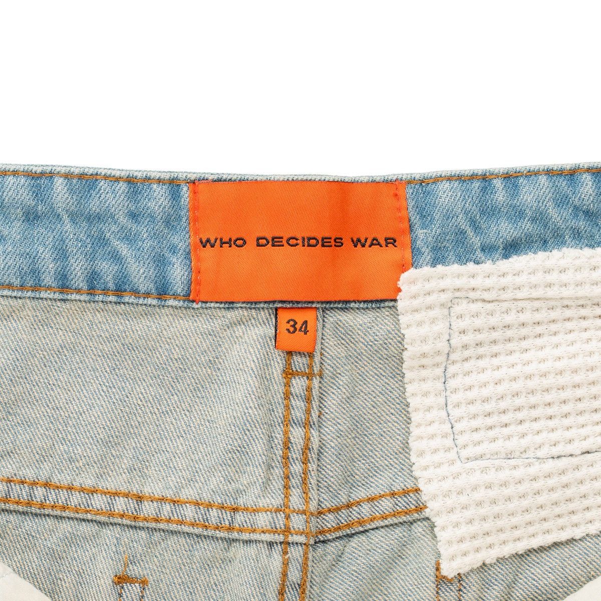 Who Decides War ROYGBIV Fusion Jeans Indigo Size US 34 / EU 50 - 4 Thumbnail