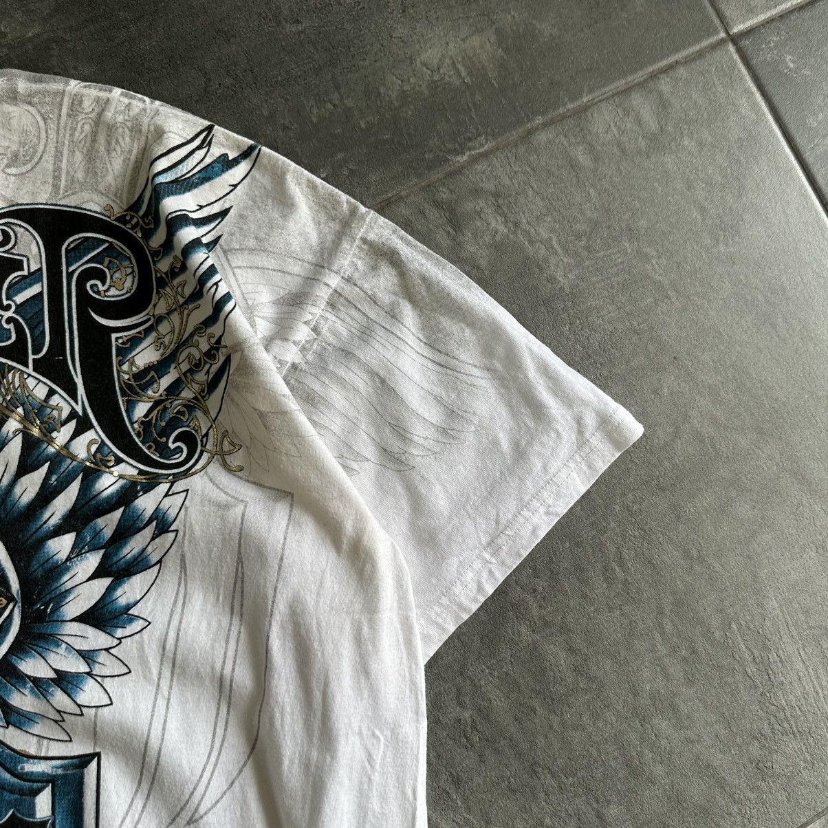 Japanese Brand × Vintage Vintage AXR Xzavier T-shirts Big Logo Band Affliction Y2K Size US XXL / EU 58 / 5 - 6 Thumbnail