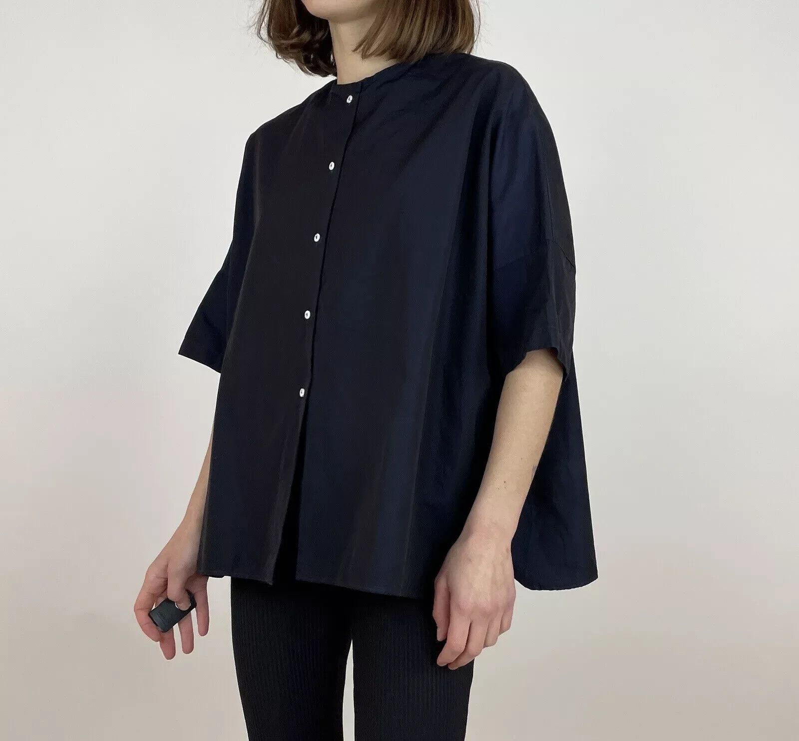 Other ASCIARI Cotton Button-Up Shirt Top Blue Size 1 Size M / US 6-8 / IT 42-44 - 5 Thumbnail