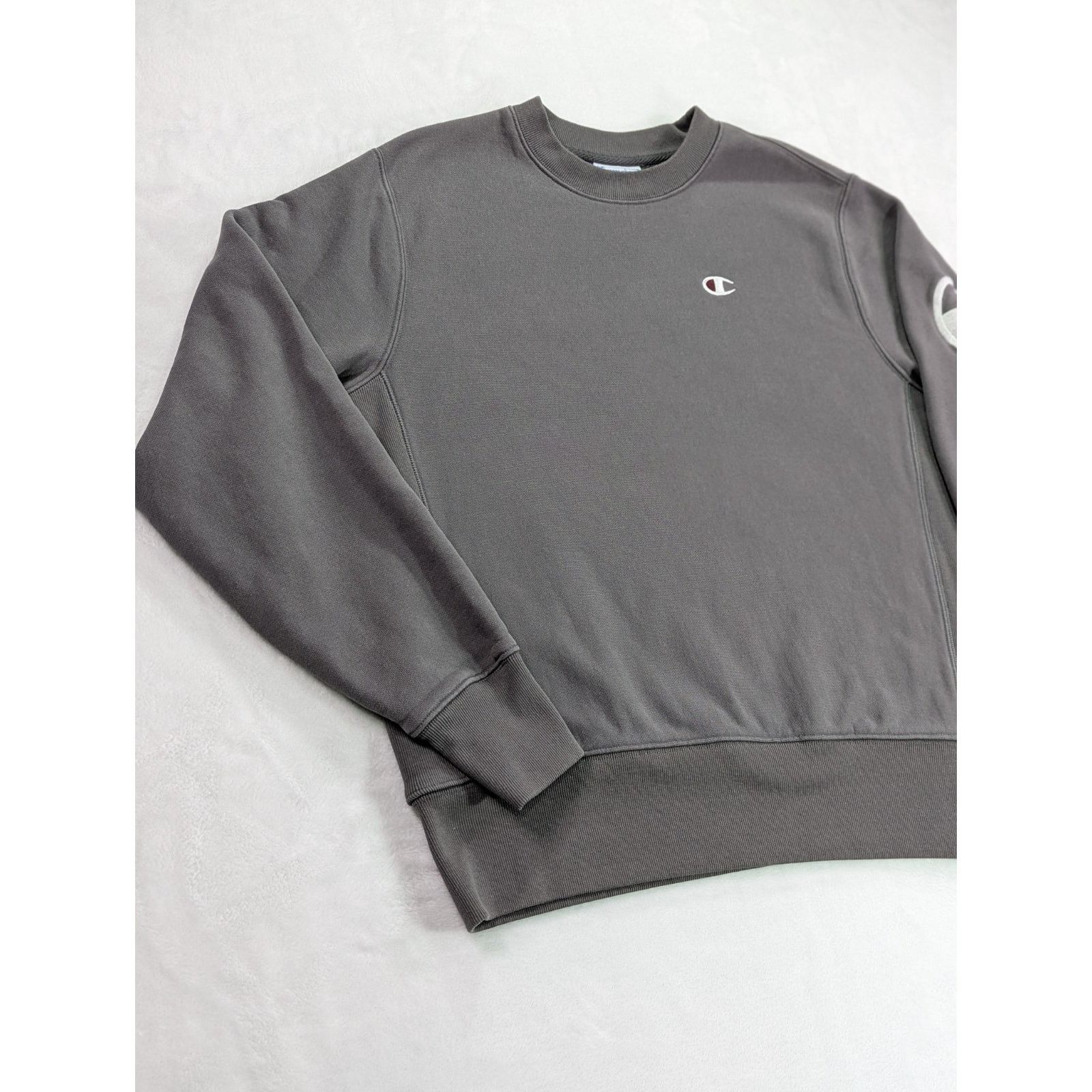 Champion Sz M Gray Reverse Weave Heavyweight Sweatshirt VTG Y2K Size US M / EU 48-50 / 2 - 4 Thumbnail