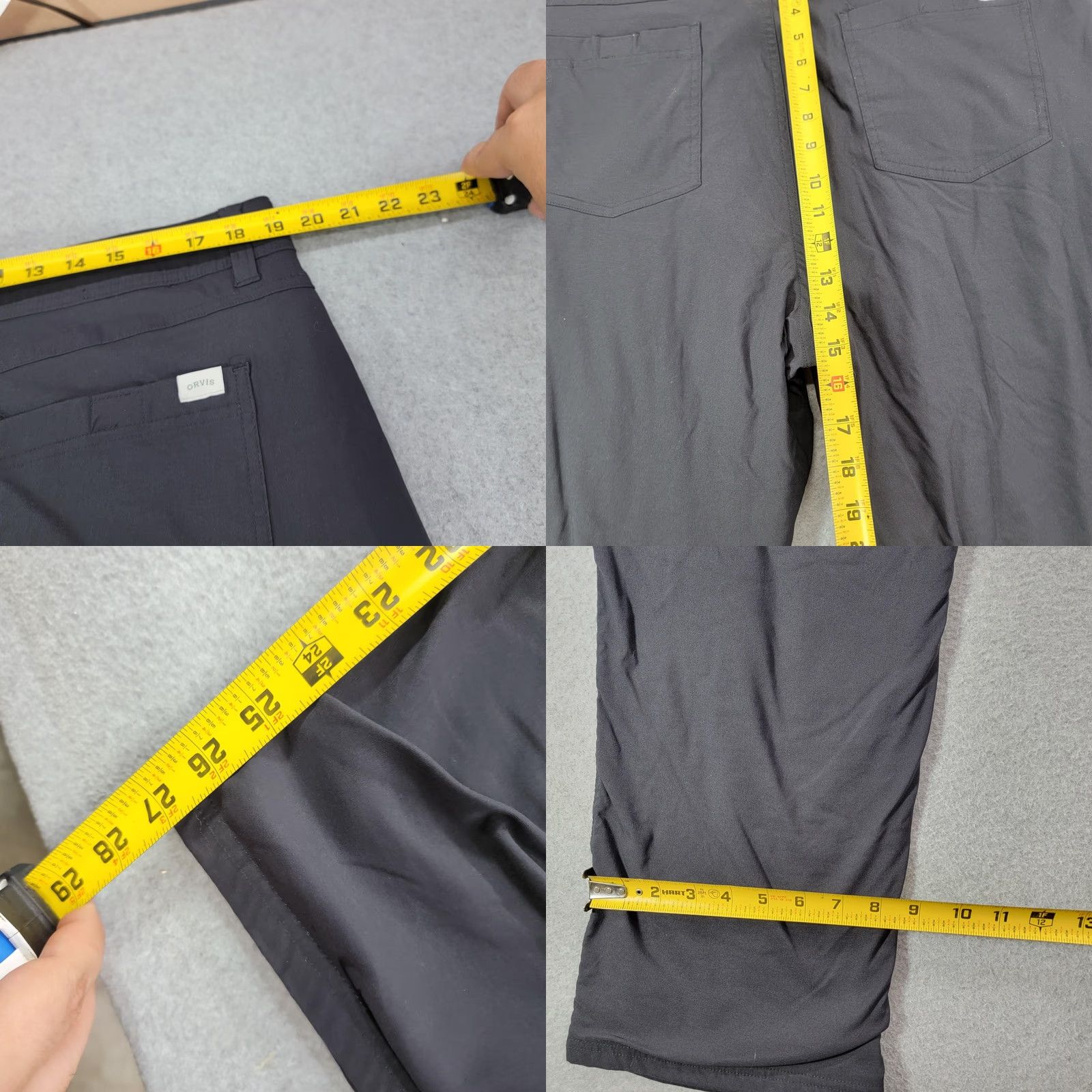 Orvis Orvis Snow Pants Mens 38x29 Gray Fleece Lined Softshell Stretch Hiking Outdoor Pants Mens Regular 38 Gray Snow Size US 38 / EU 54 - 8 Thumbnail