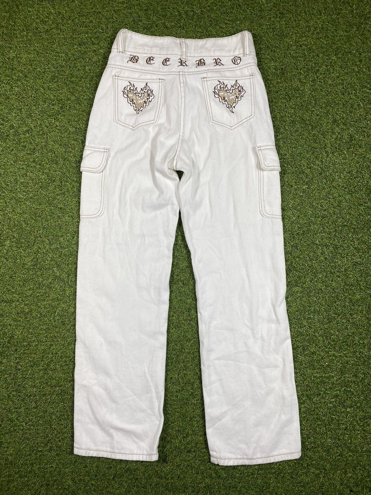 Japanese Brand × Vintage Vintage Y2K Japanese cargo pants jeans streetwear style Size 28" / US 6 / IT 42 - 4 Thumbnail