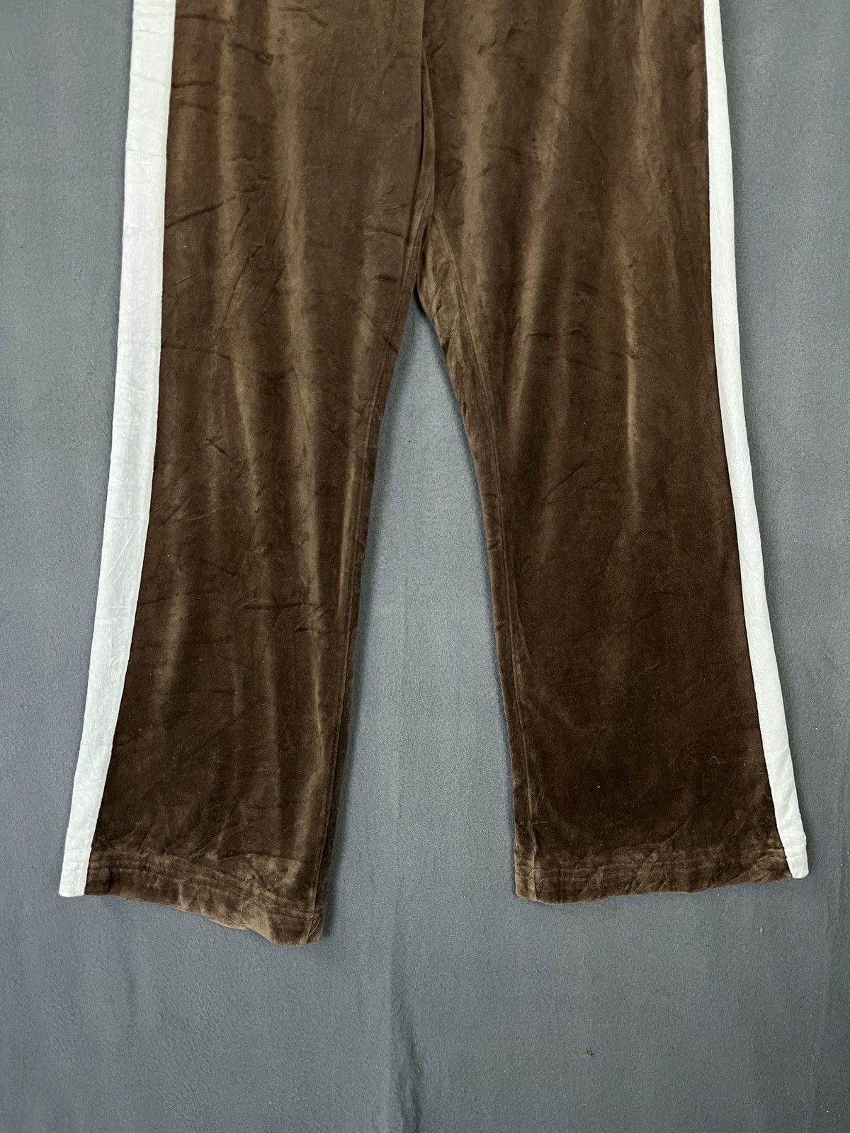 Nike × Vintage Crazy Vintage Y2K/2000s Baggy Brown Velvet Nike Sweatpants Size US 34 / EU 50 - 4 Thumbnail