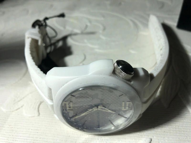 Designer Black dice white ladies rubber watch Size ONE SIZE - 11 Thumbnail