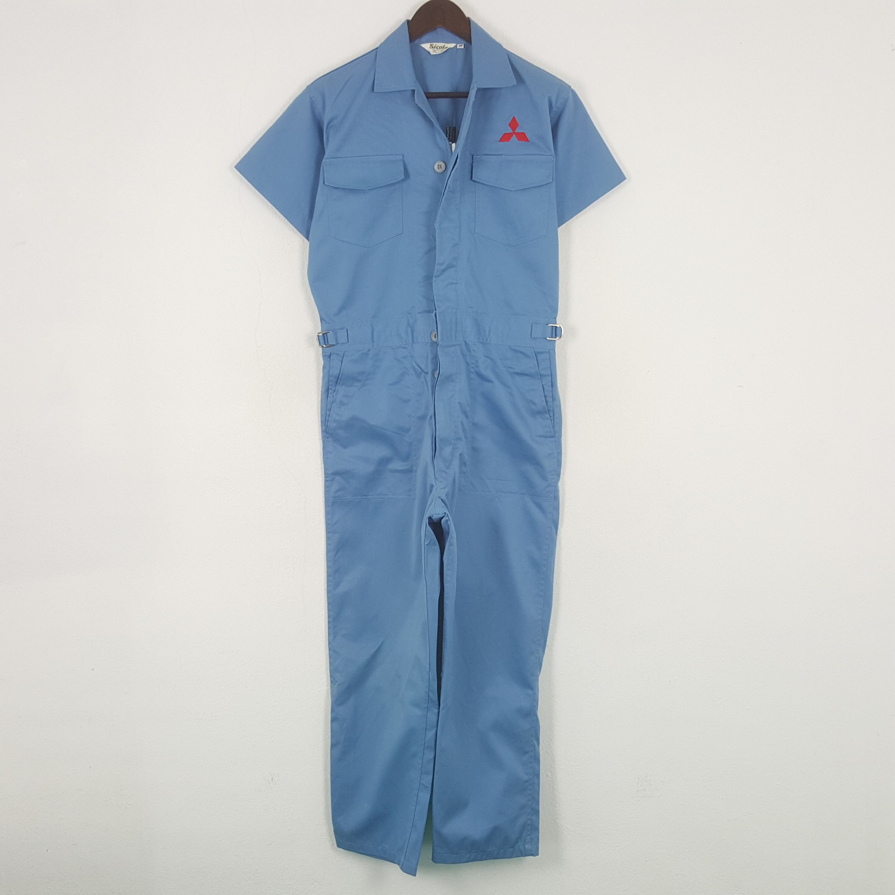 Sports Specialties Vintage Mitsubishi Forklift Shot Sleeve Coverall Jacket Size US M / EU 48-50 / 2 - 4 Thumbnail
