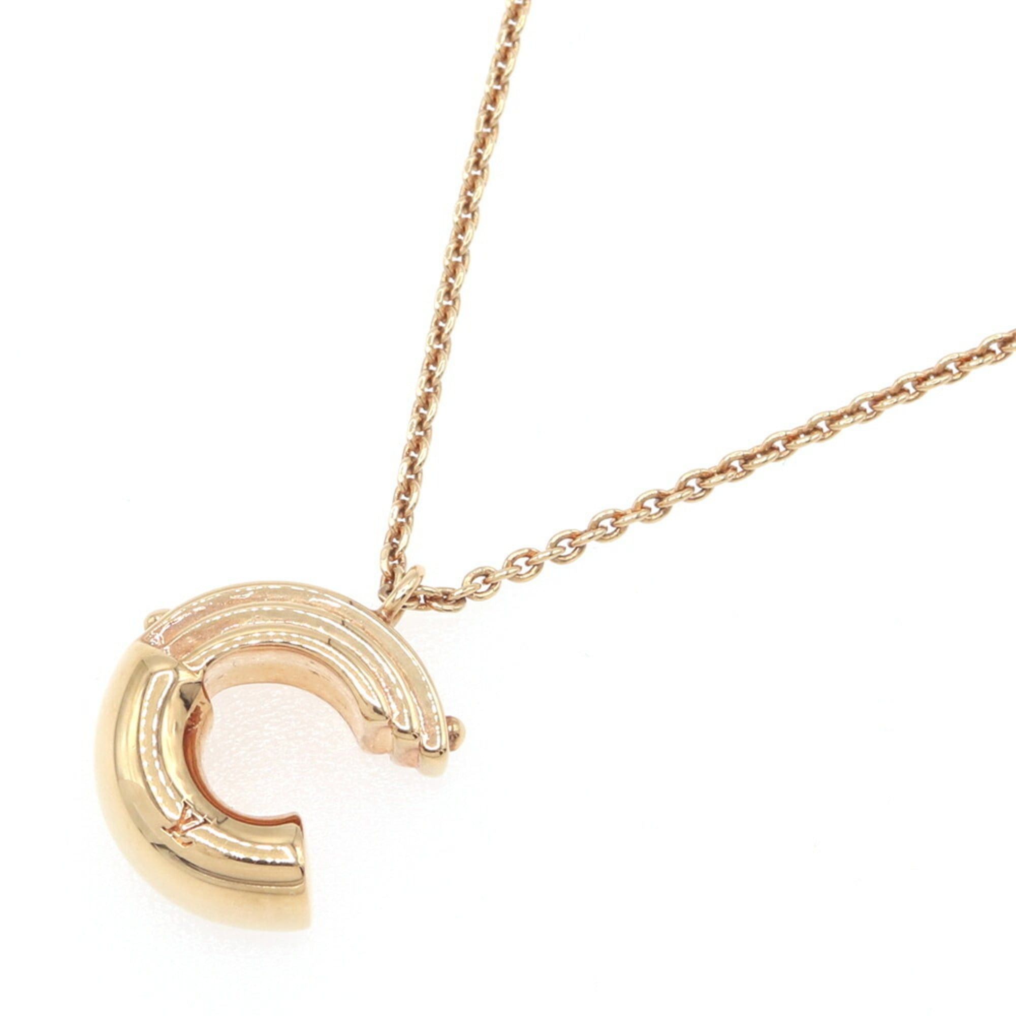 Louis Vuitton Louis Vuitton Necklace LV&ME C M61058 Gold Metal Pendant Women's Initial Alphabet LOUIS VUITTON Size ONE SIZE - 1 Thumbnail