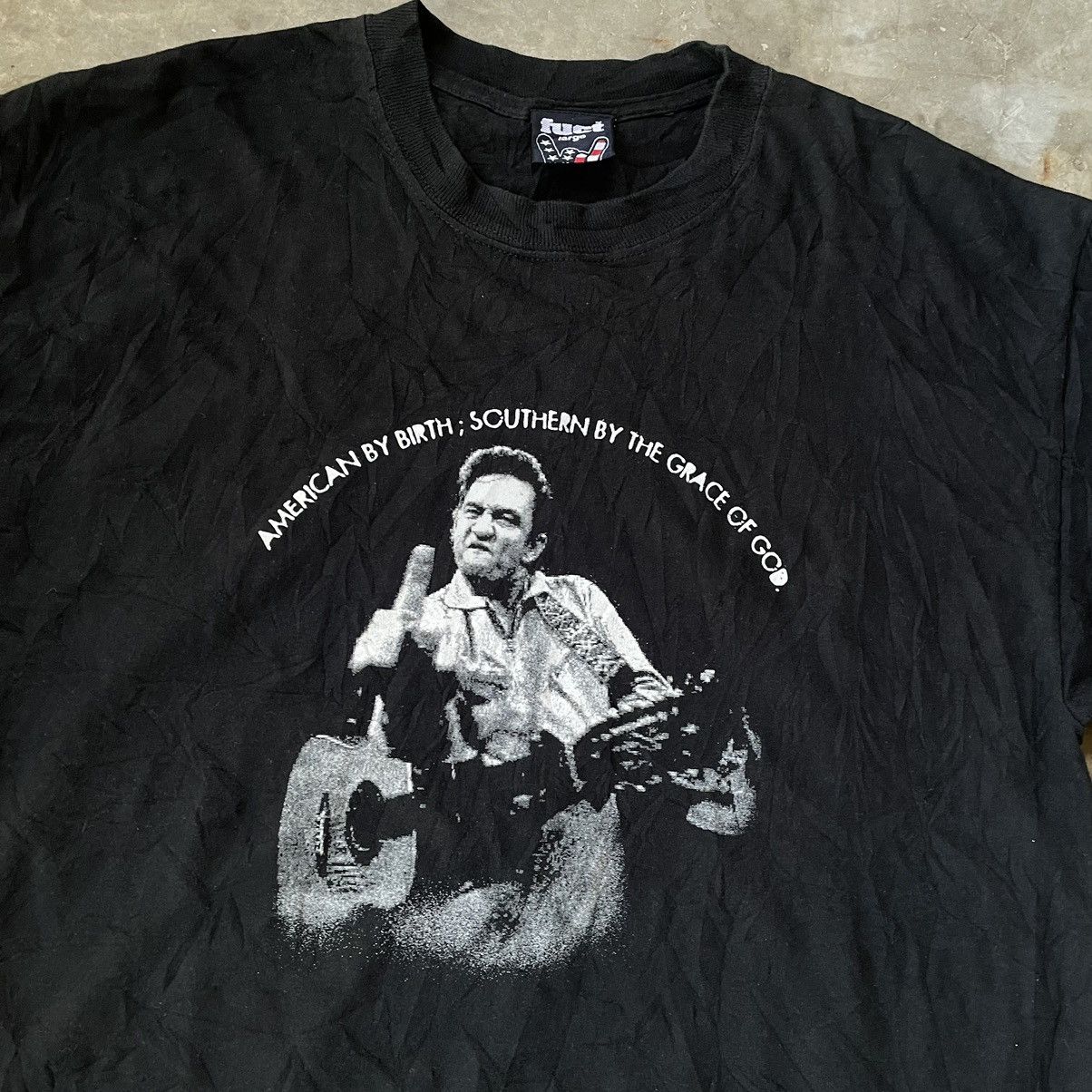 Vintage fuct x johny cash t-shirt